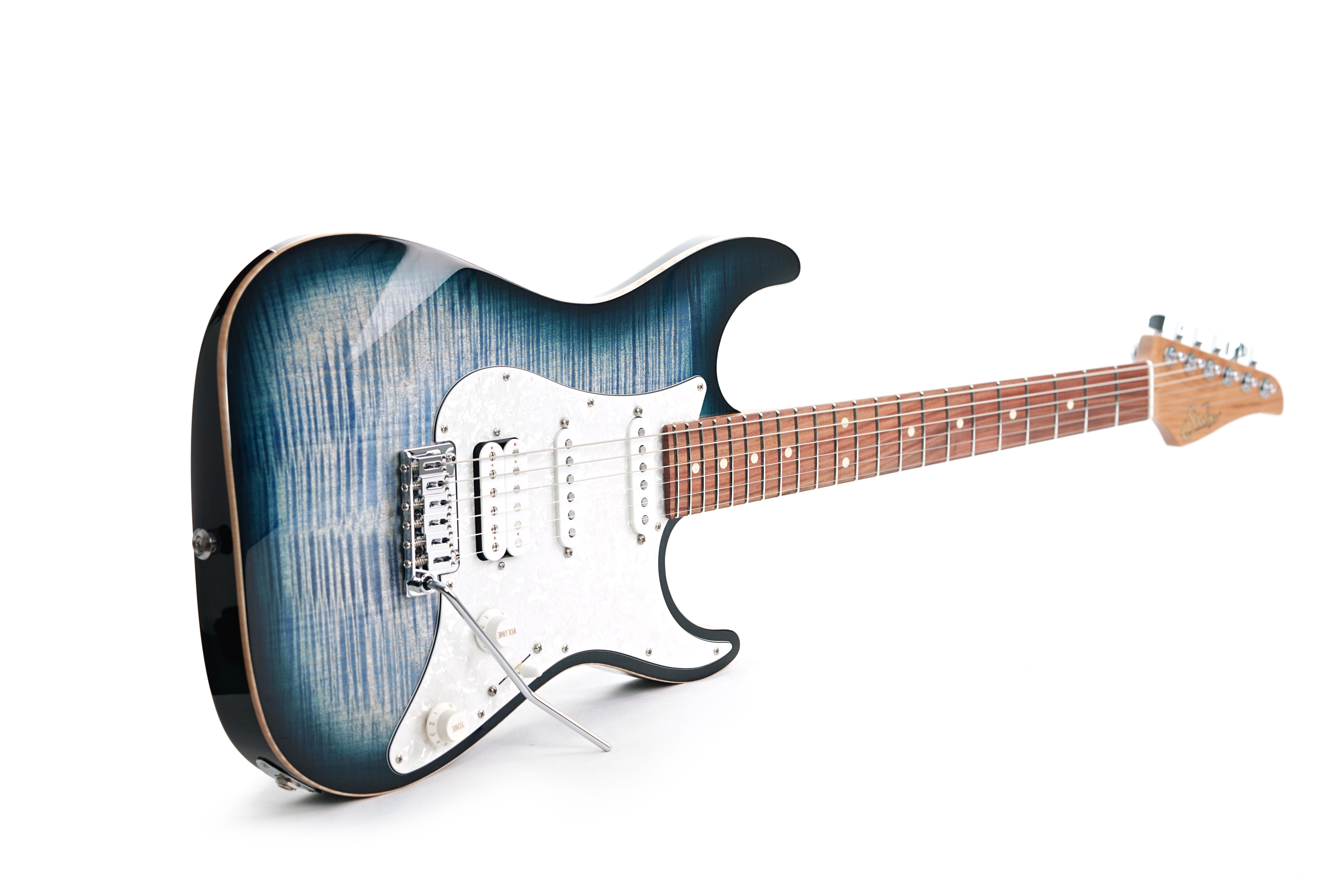 GUITARGUITAR Suhr Standard Plus Faded Trans Whale Blue Burst Roasted Maple Neck with Pau Ferro Fingerboard #85674