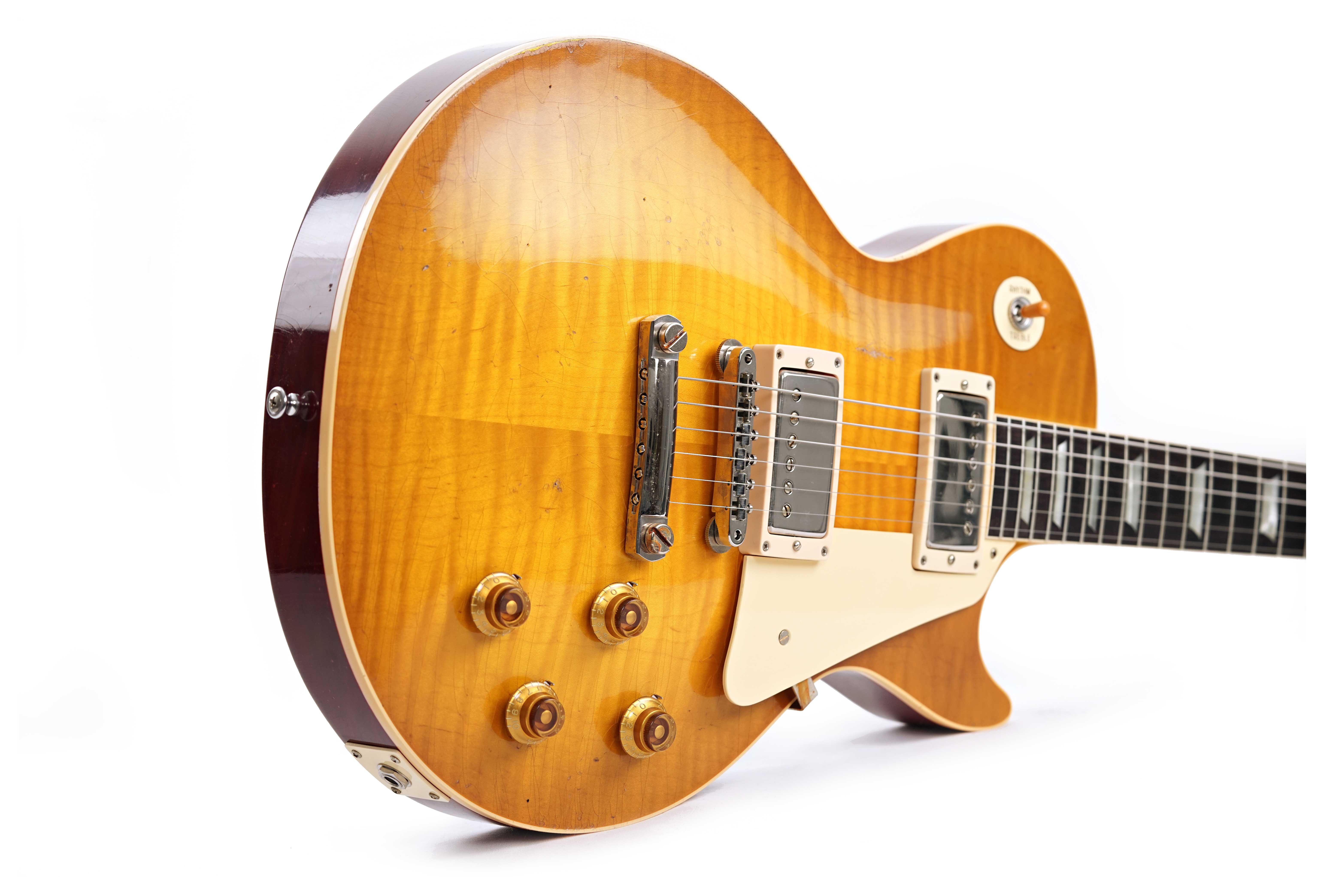 GUITARGUITAR Gibson Custom Shop Murphy Lab 1959 Les Paul Standard Reissue Light Aged Dirty Lemon #943116