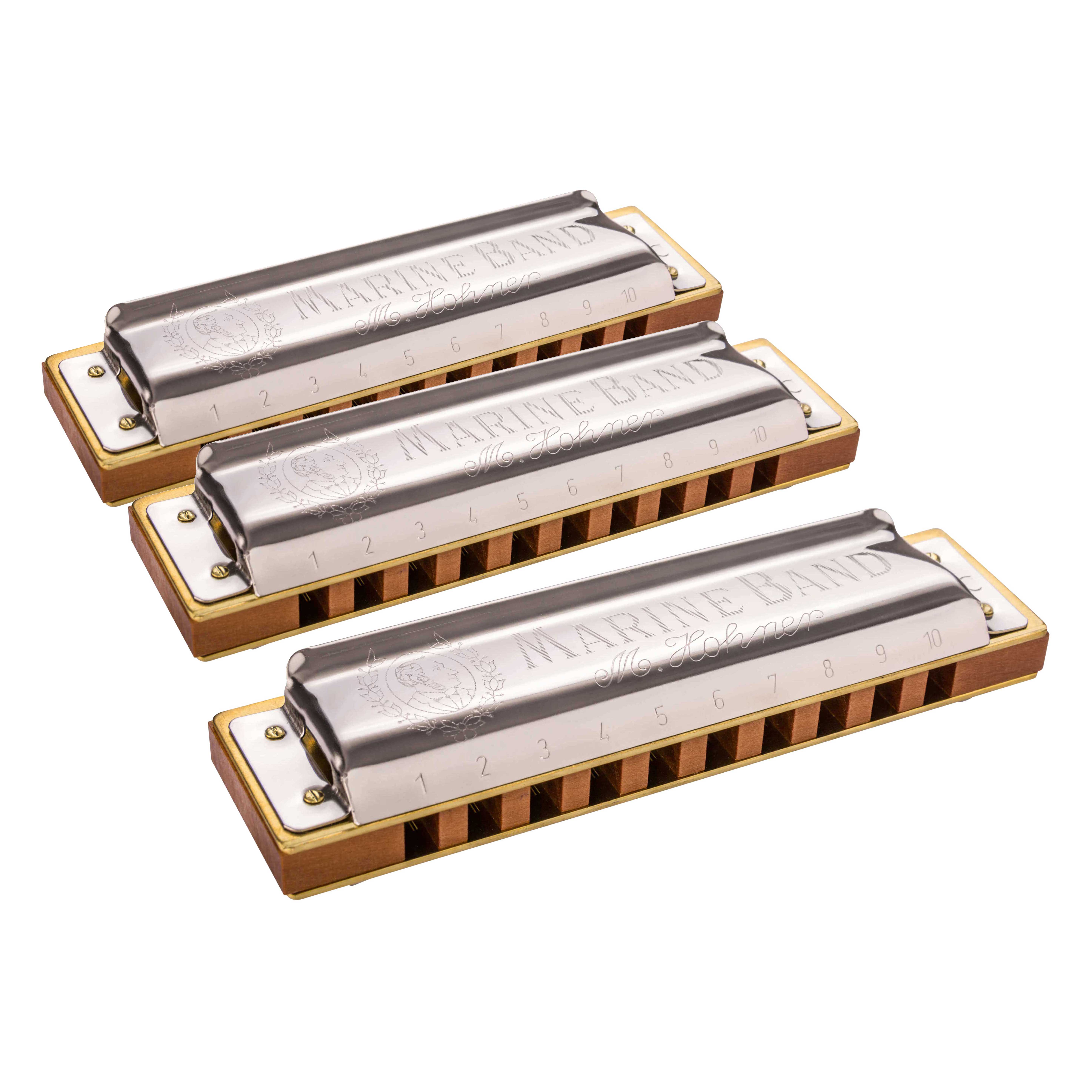 GUITARGUITAR Hohner Marine Band 1896 ProPack (C-G-A-major)