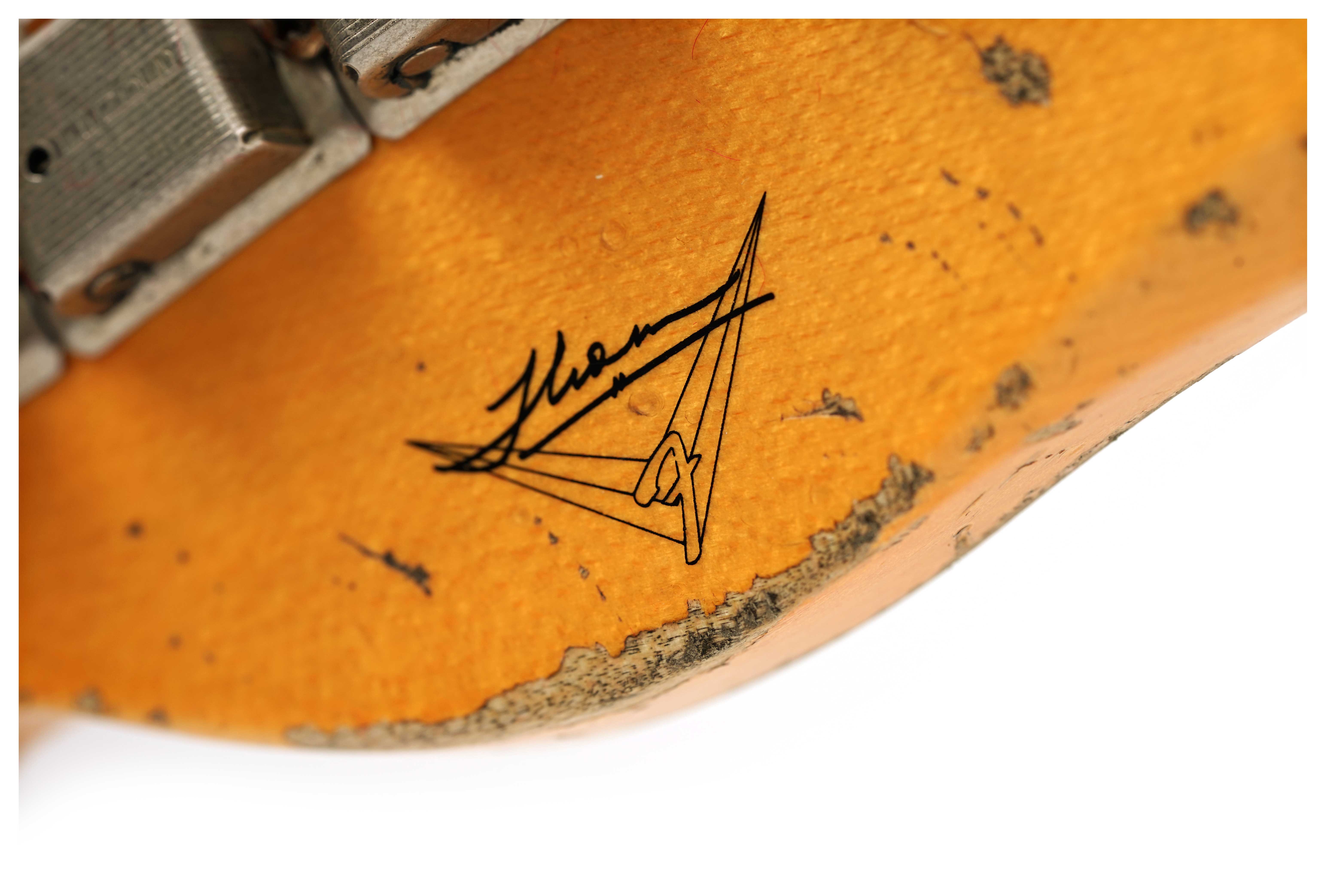 GUITARGUITAR Fender Custom Shop 52 Telecaster Heavy Relic Aged Natural Maple Fingerboard Master Built by Ron Thorn #R124045