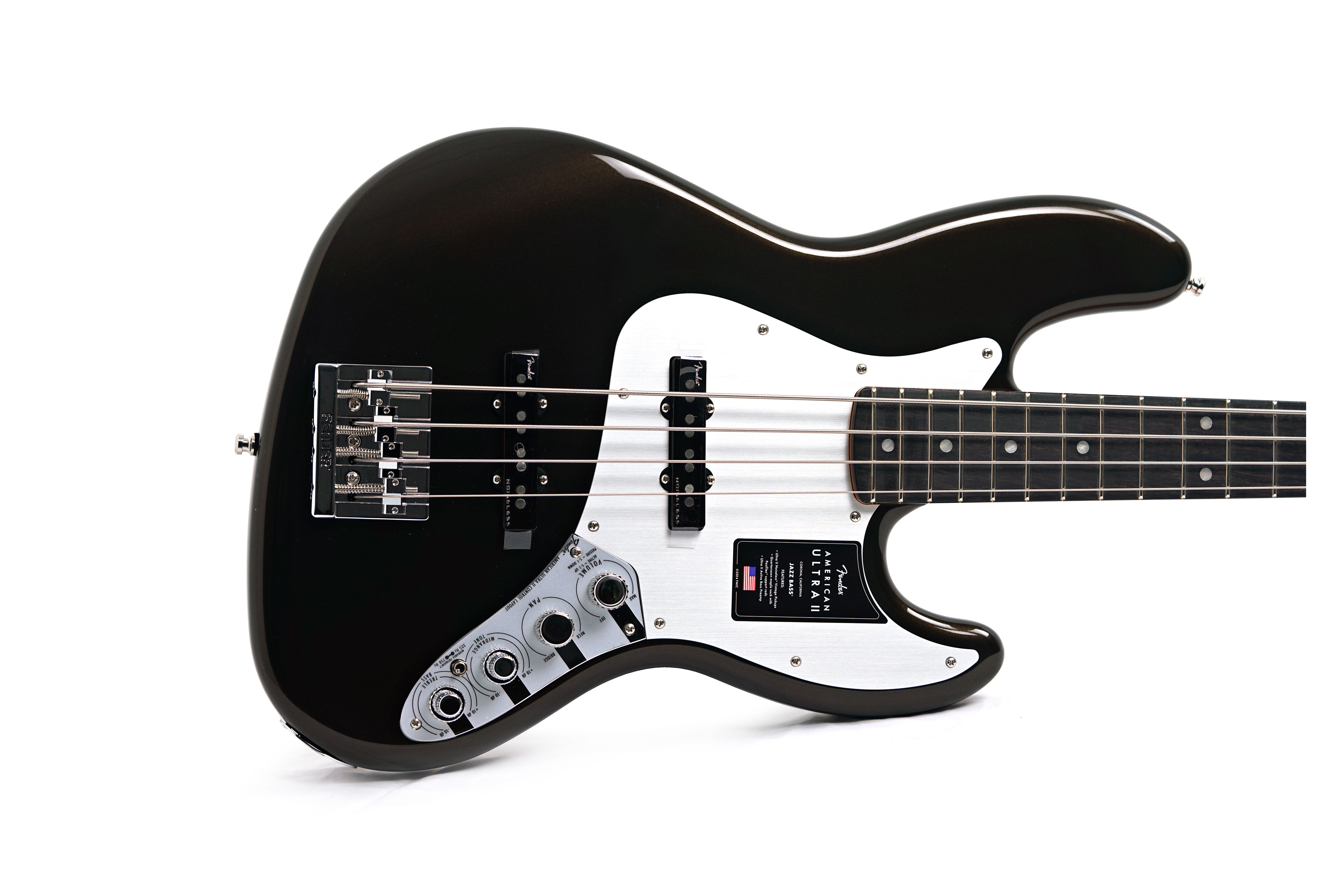 GUITARGUITAR Fender American Ultra II Jazz Bass Texas Tea Ebony Fingerboard #US25014512
