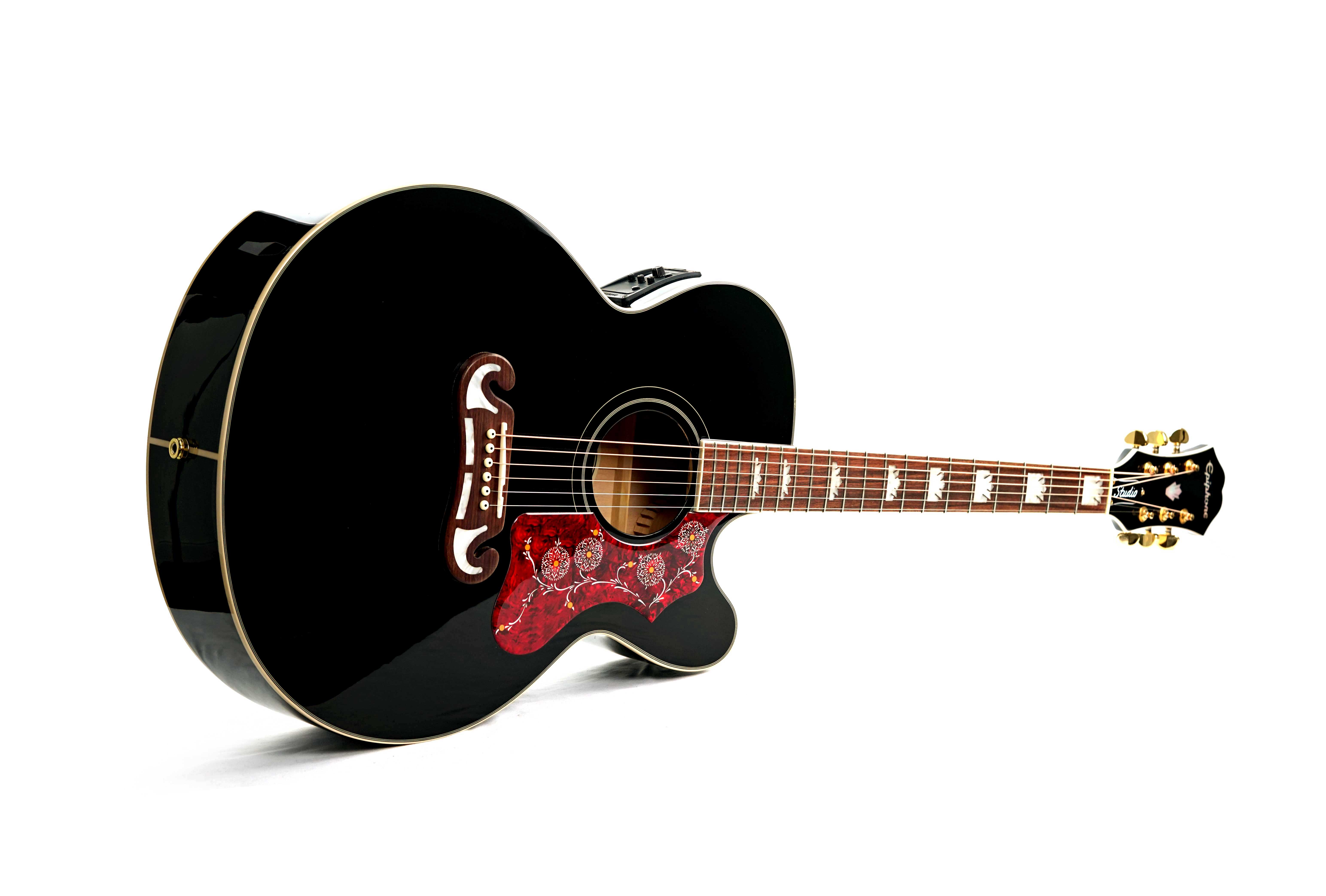 GUITARGUITAR Epiphone J-200EC Studio Black
