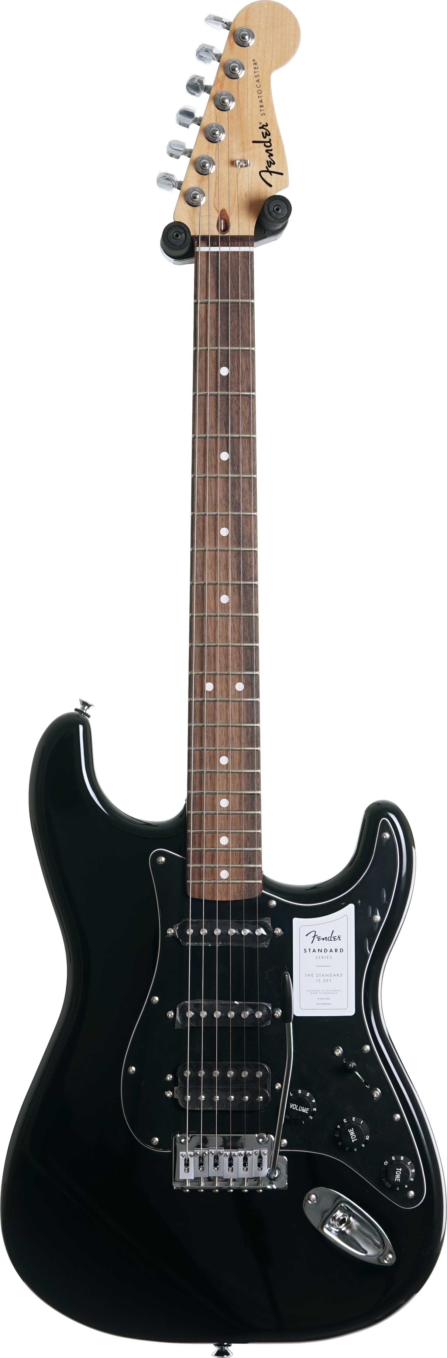 GUITARGUITAR Fender Standard Stratocaster HSS Black Indian Laurel