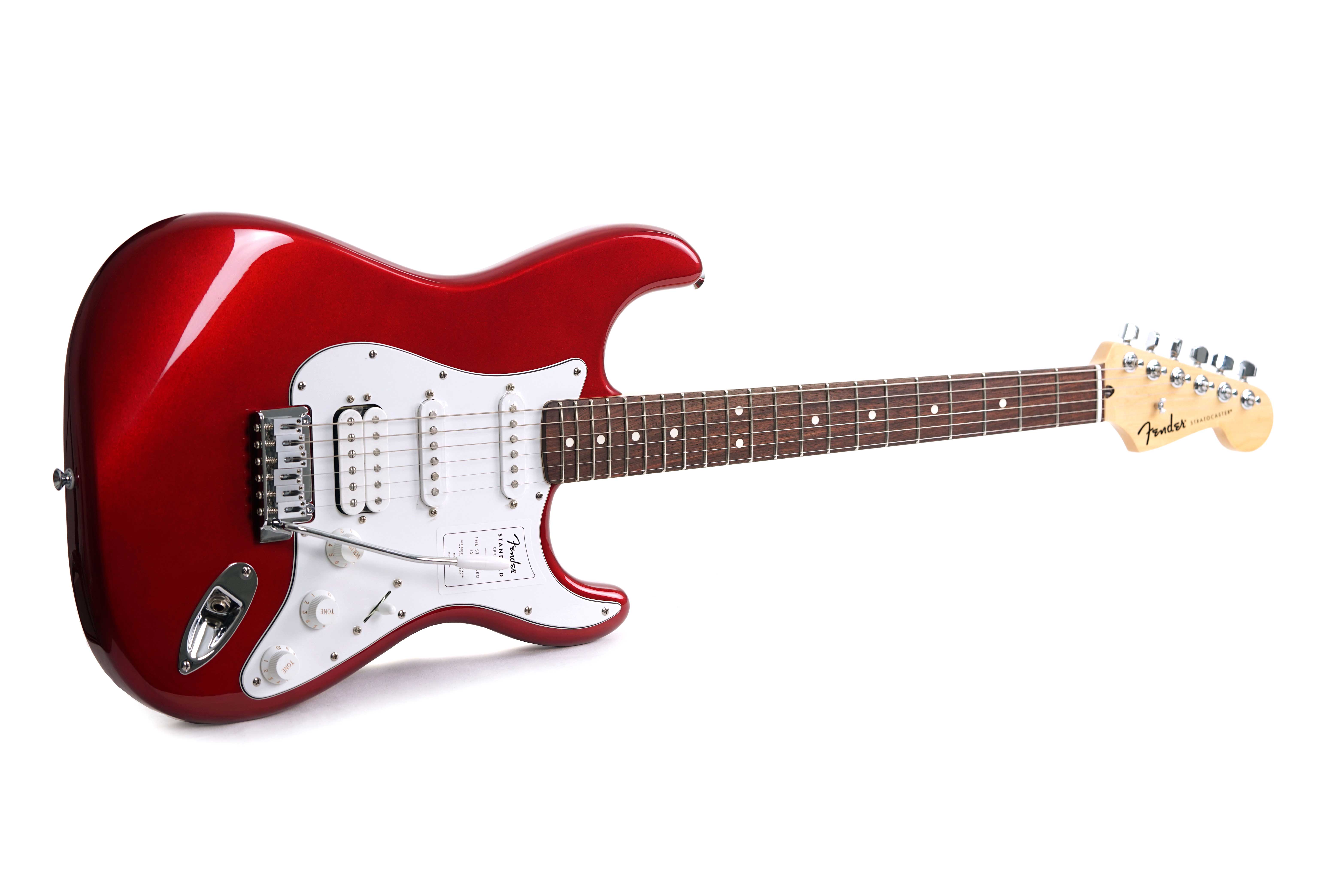 GUITARGUITAR Fender Standard Stratocaster HSS Candy Cola Indian Laurel Fingerboard