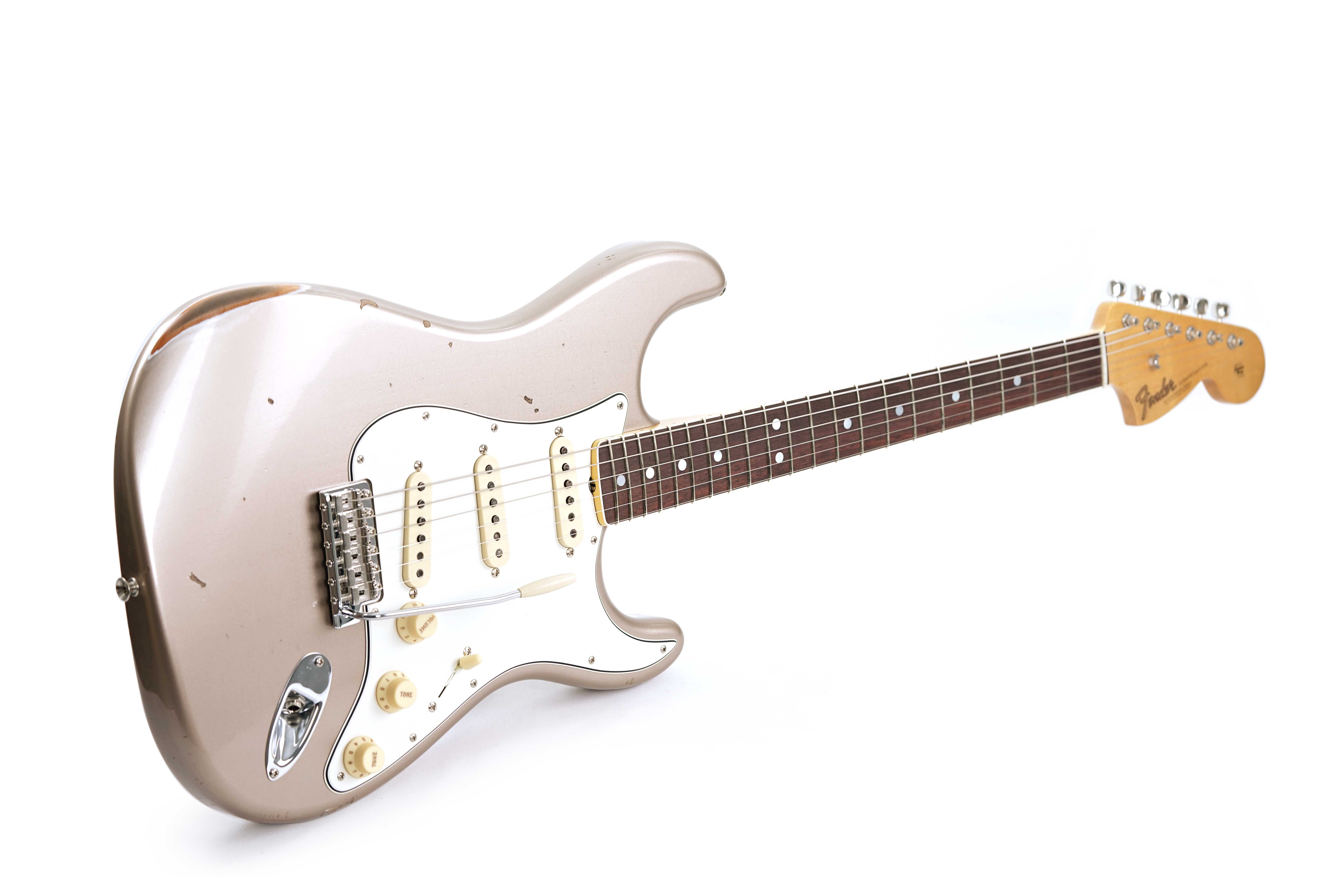 GUITARGUITAR Fender Custom Shop 1967 Stratocaster Relic Closet Classic Shoreline Gold #CZ578833