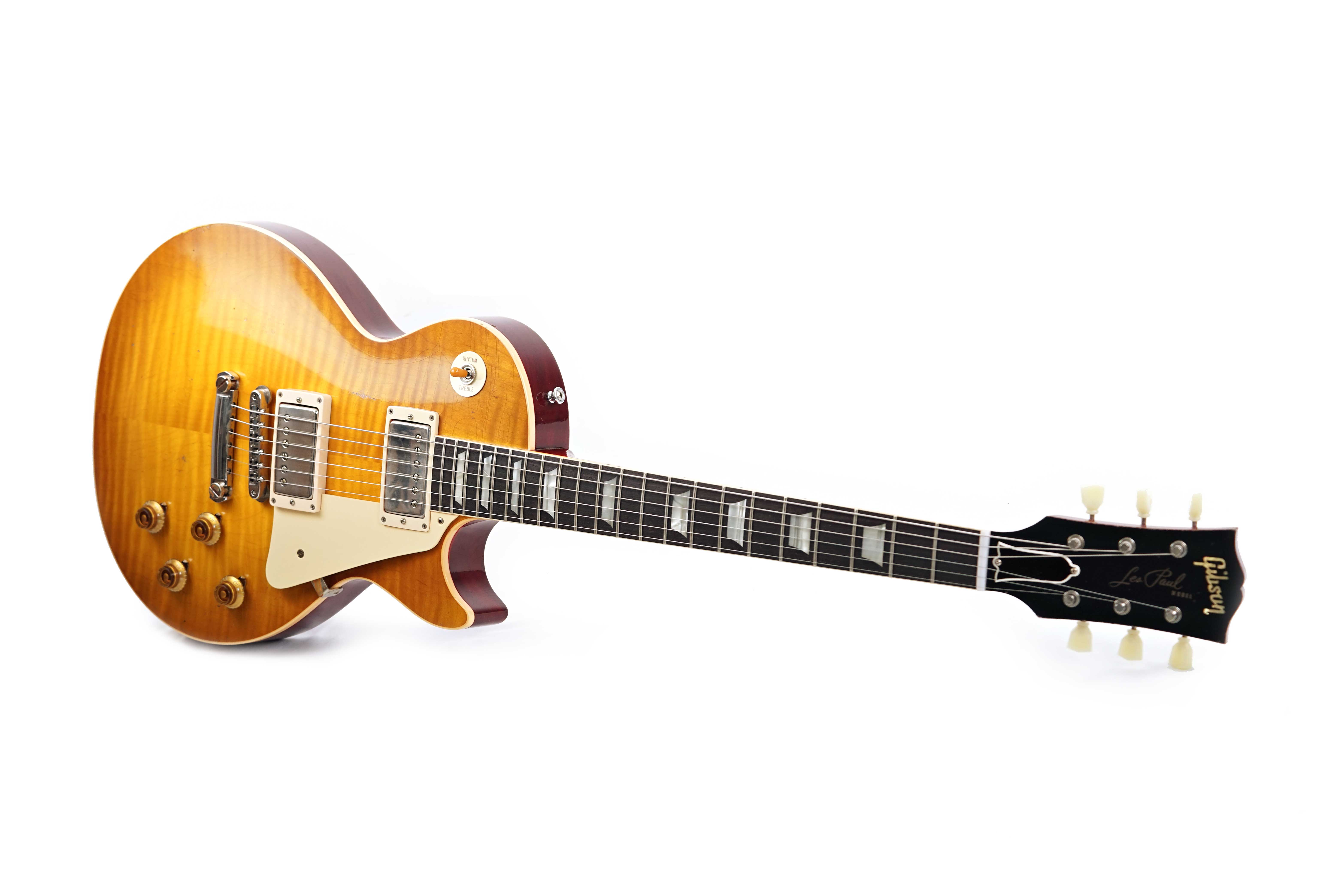 GUITARGUITAR Gibson Custom Shop Murphy Lab 1959 Les Paul Standard Reissue Light Aged Dirty Lemon #943116
