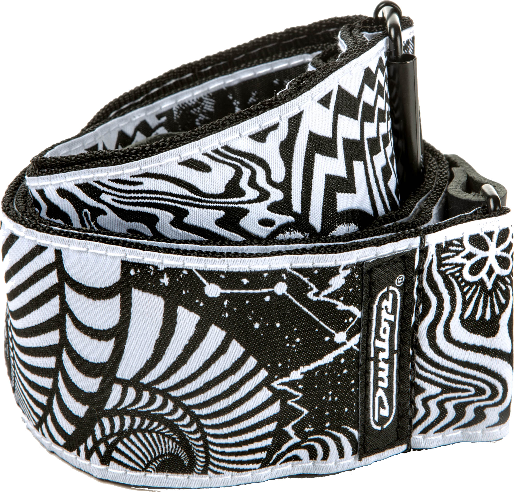 GUITARGUITAR Dunlop ILD02 I Love Dust Strap Vortex Black/White