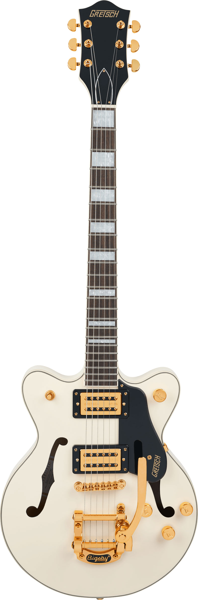 GUITARGUITAR Gretsch G2655TG Streamliner Center Block Jr. Double-Cut with Bigsby Limited Edition Vintage White
