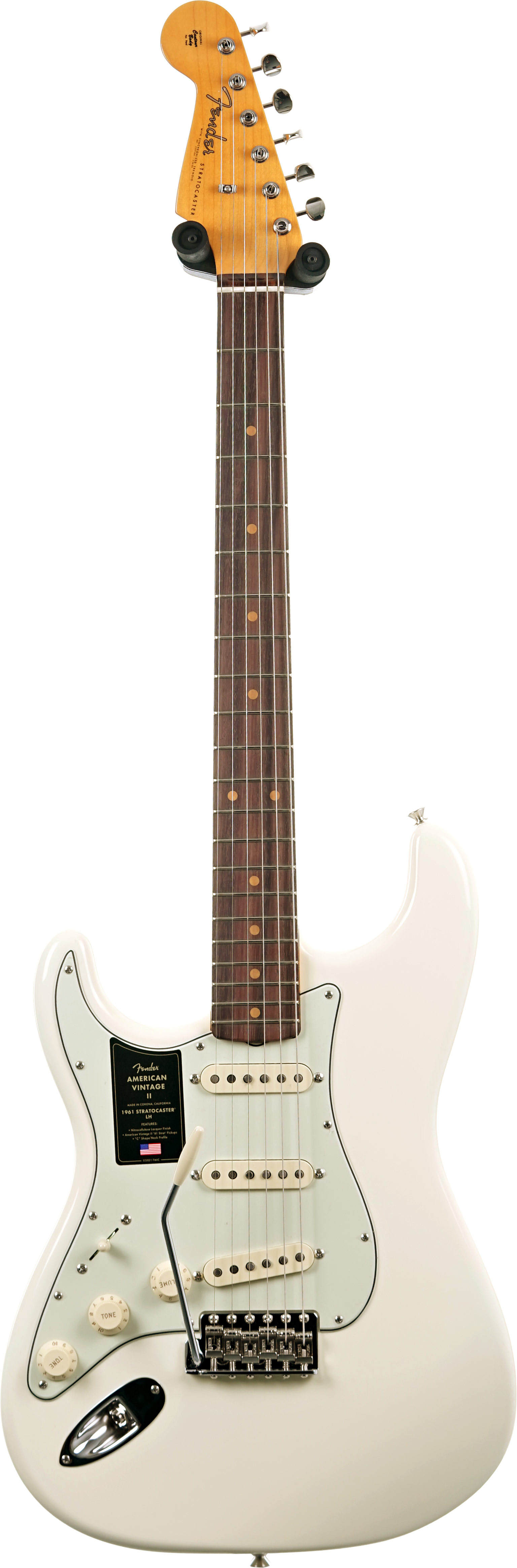 GUITARGUITAR Fender American Vintage II 61 Stratocaster Olympic White Left Handed #V2563094