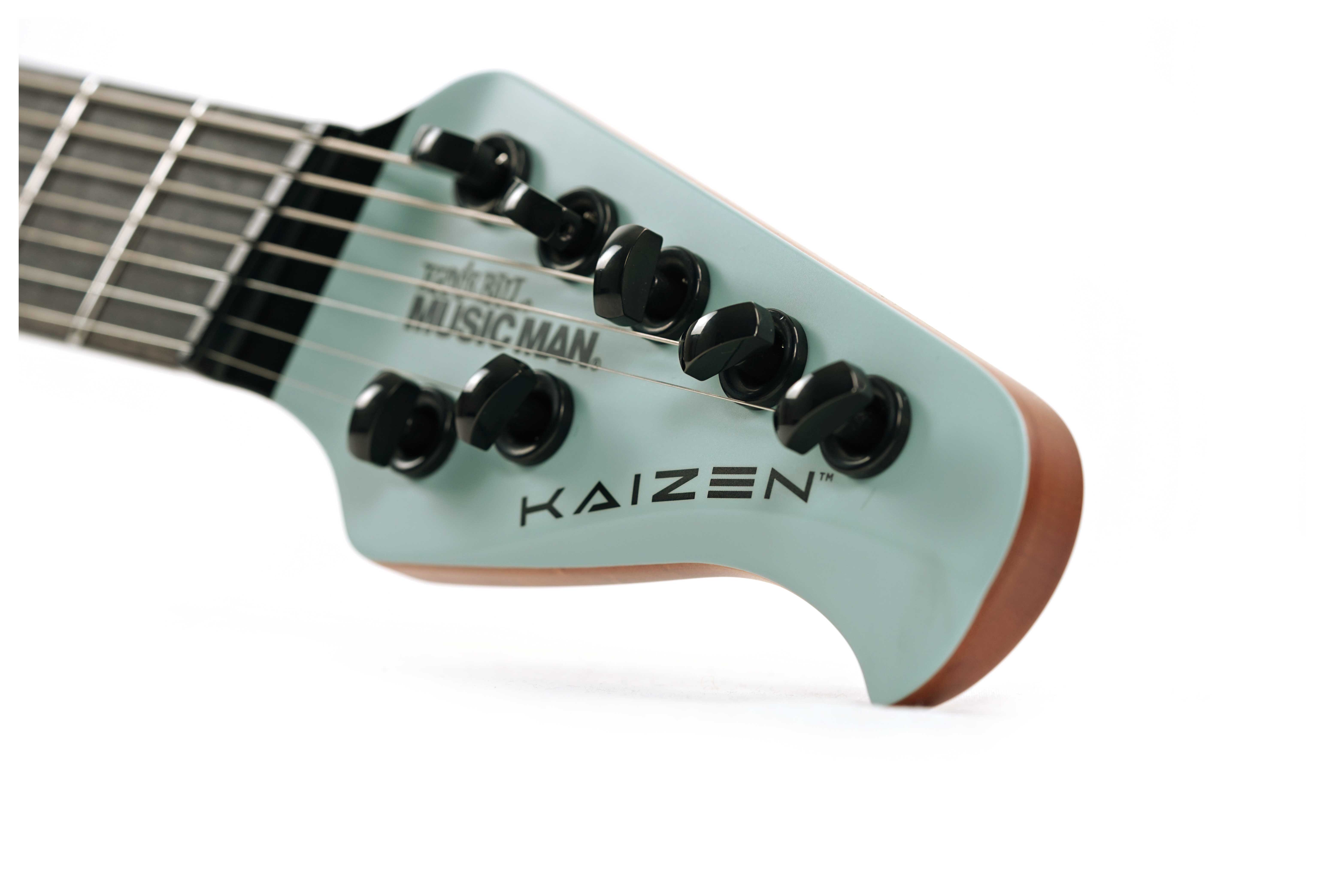 GUITARGUITAR Music Man Limited Edition Kaizen 7 Mint Ebony Fingerboard #S09482