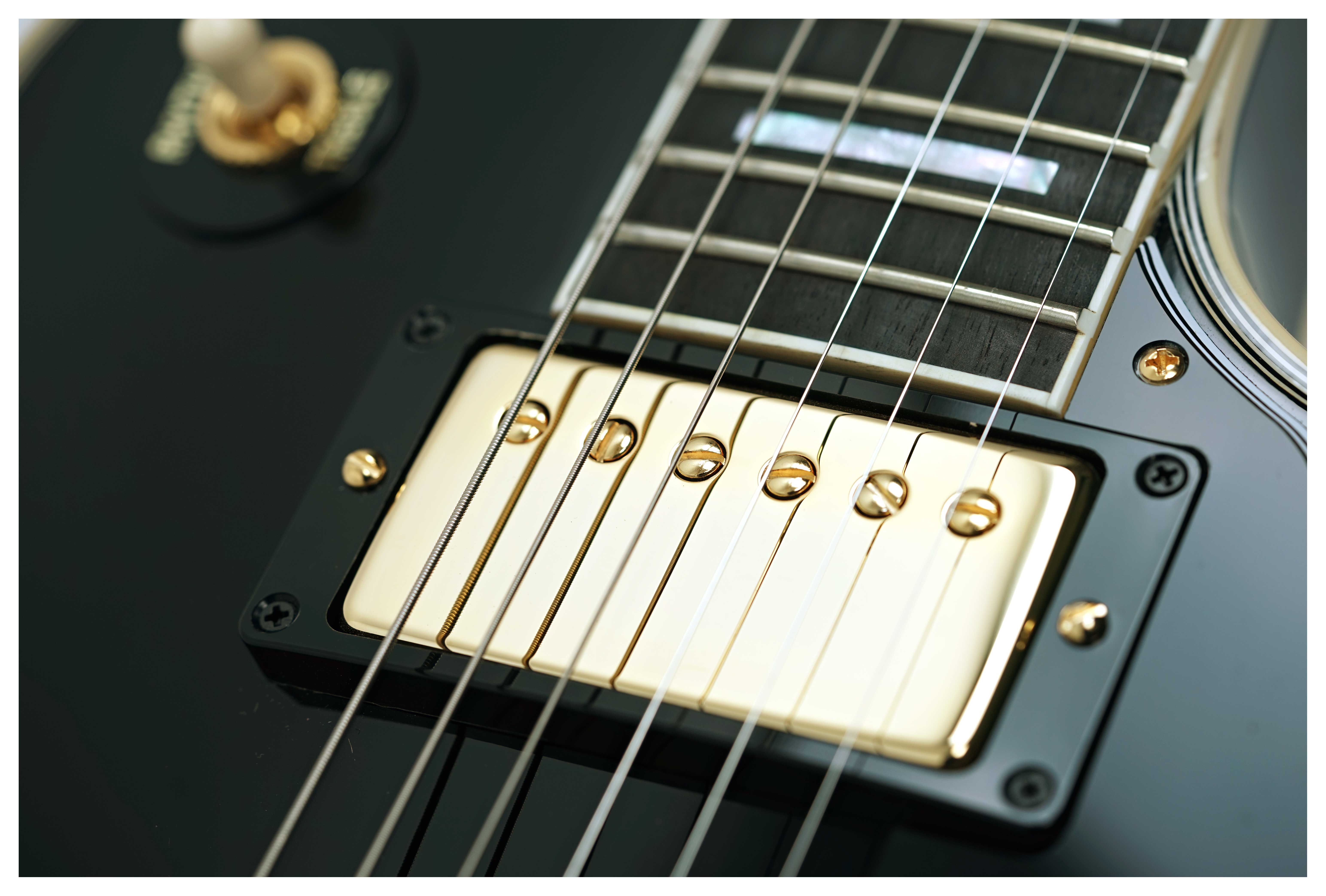 GUITARGUITAR Gibson Custom Shop 1968 Les Paul Custom Reissue Ebony #504768