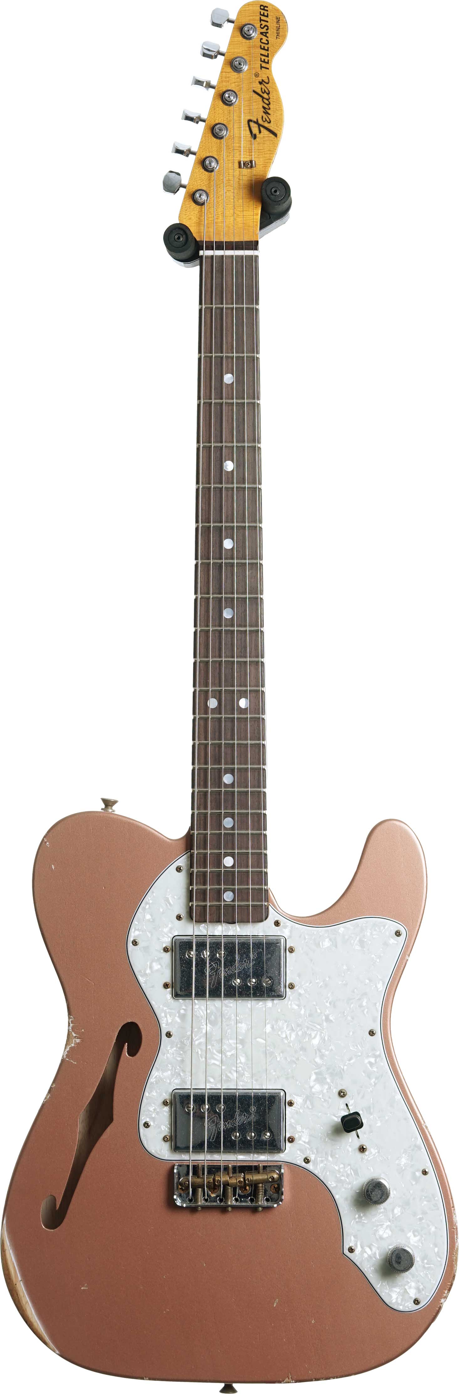 GUITARGUITAR Fender Custom Shop Bobbed Thinline Telecaster Copper Penny Relic