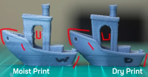 moist filament