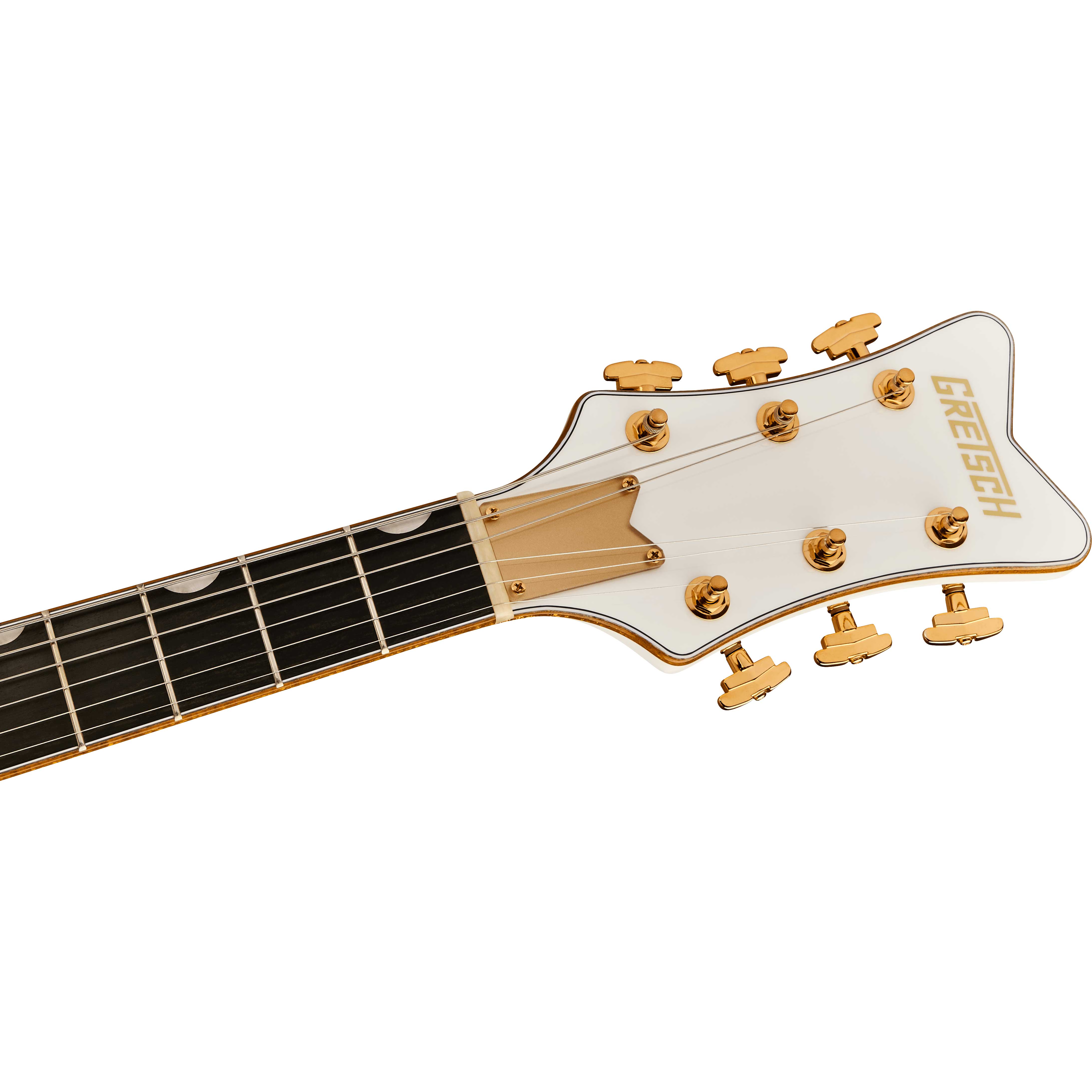 GUITARGUITAR Gretsch Synchromatic Falcon Hollow Body Single-Cut with Bigsby Ebony Fingerboard Snowcrest White