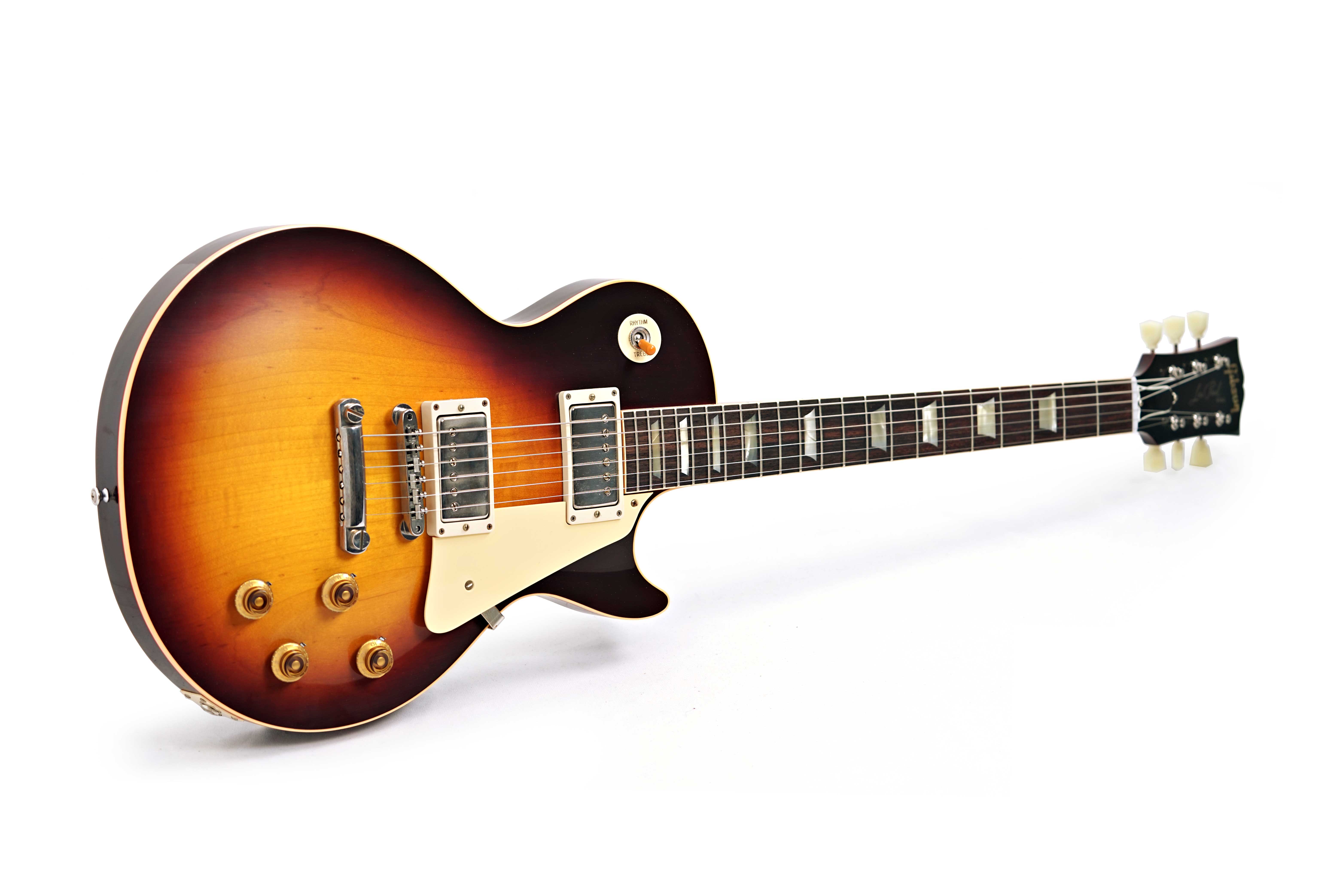 GUITARGUITAR Gibson Custom Shop 1958 Les Paul Standard Reissue Bourbon Burst VOS #85457