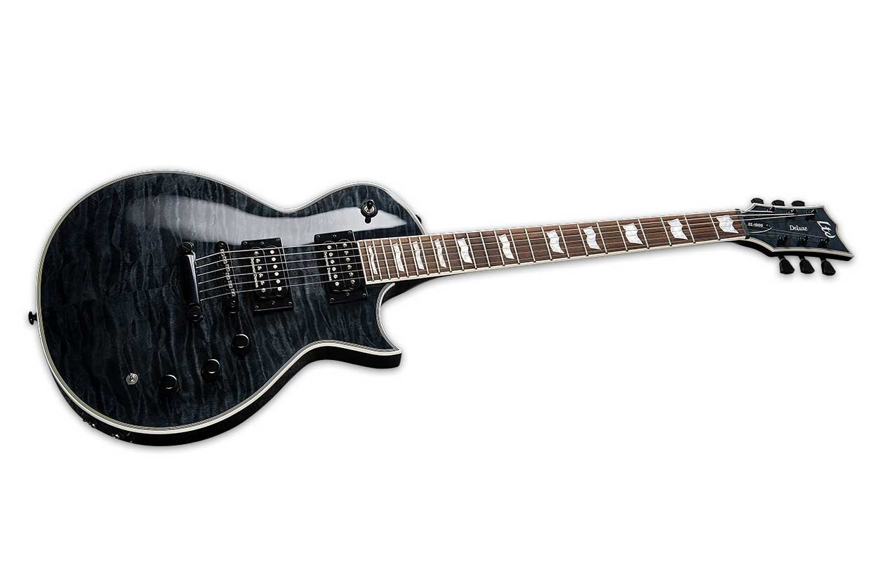 GUITARGUITAR ESP LTD EC-1000 Piezo Quilt Maple See Thru Black