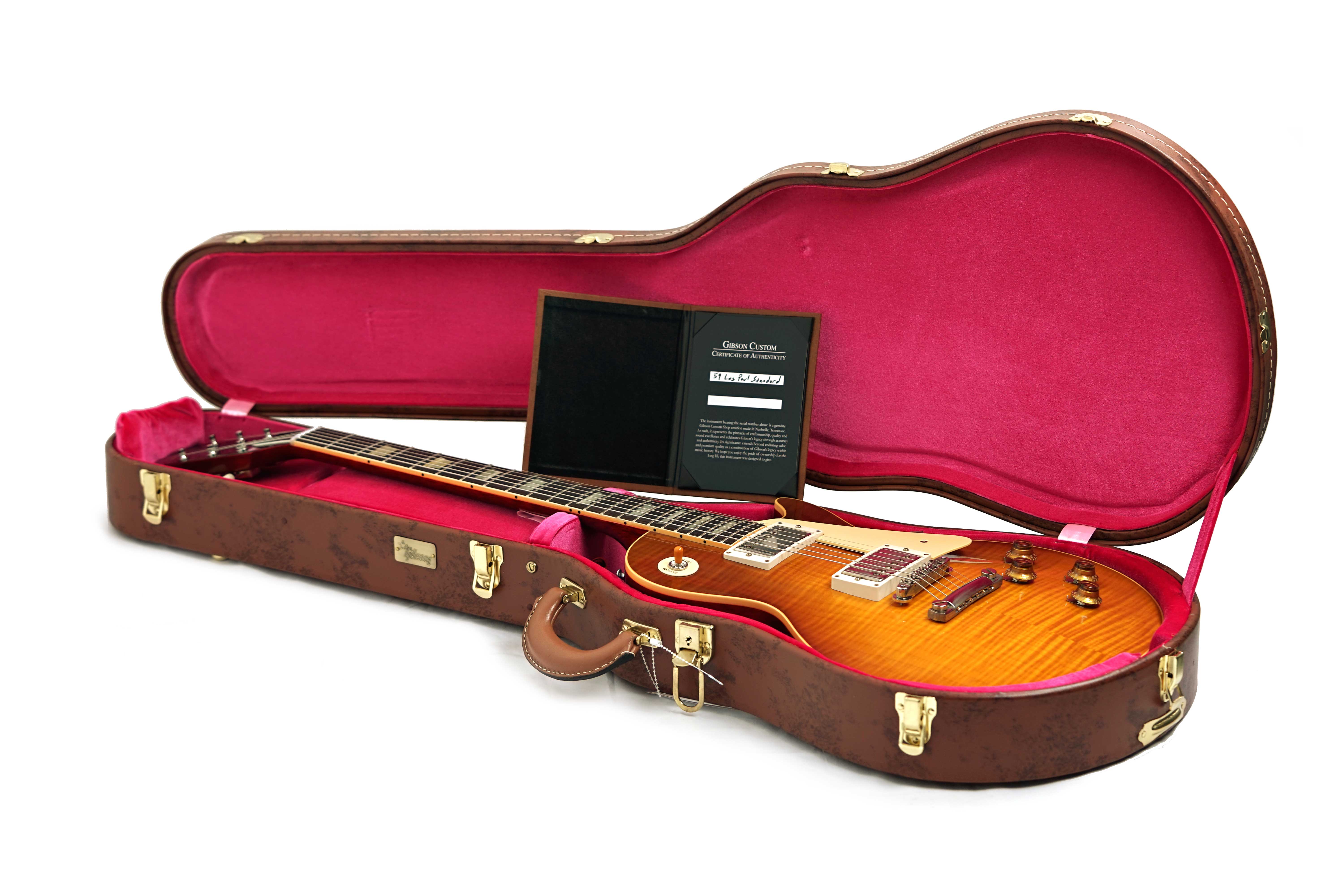 GUITARGUITAR Gibson Custom Shop Dealer Select 1959 Les Paul VOS Standard Honey Lemon Fade #952890
