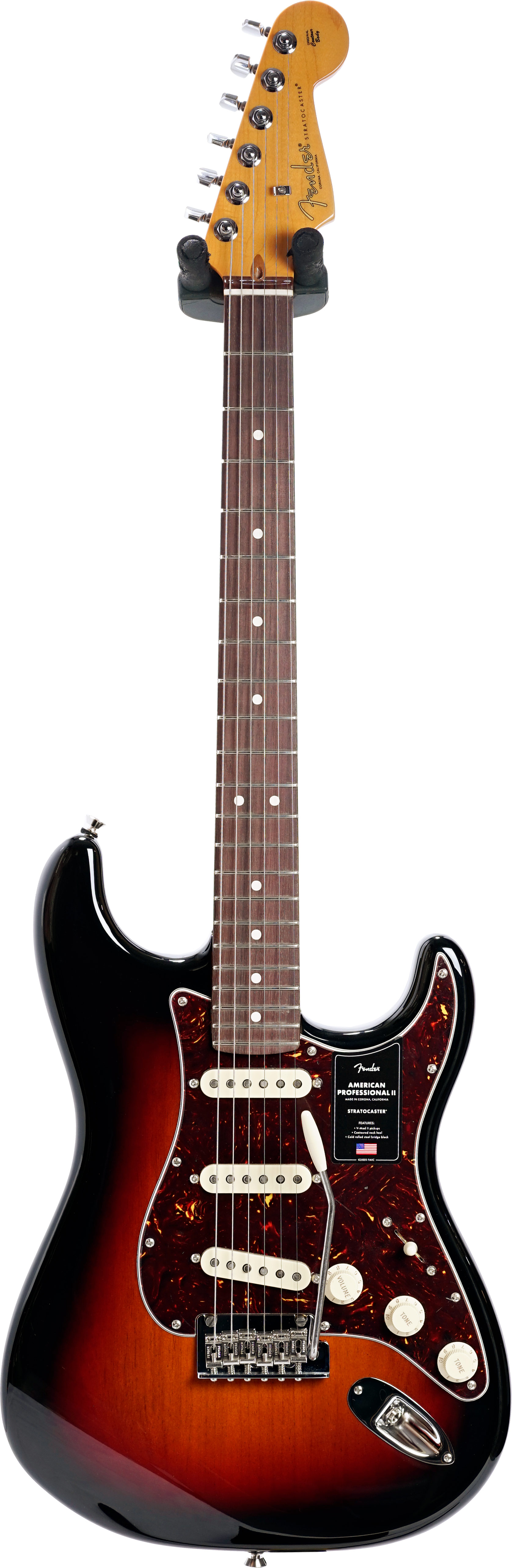 GUITARGUITAR Fender American Professional II Stratocaster 3 Tone Sunburst Rosewood Fingerboard #US25047132
