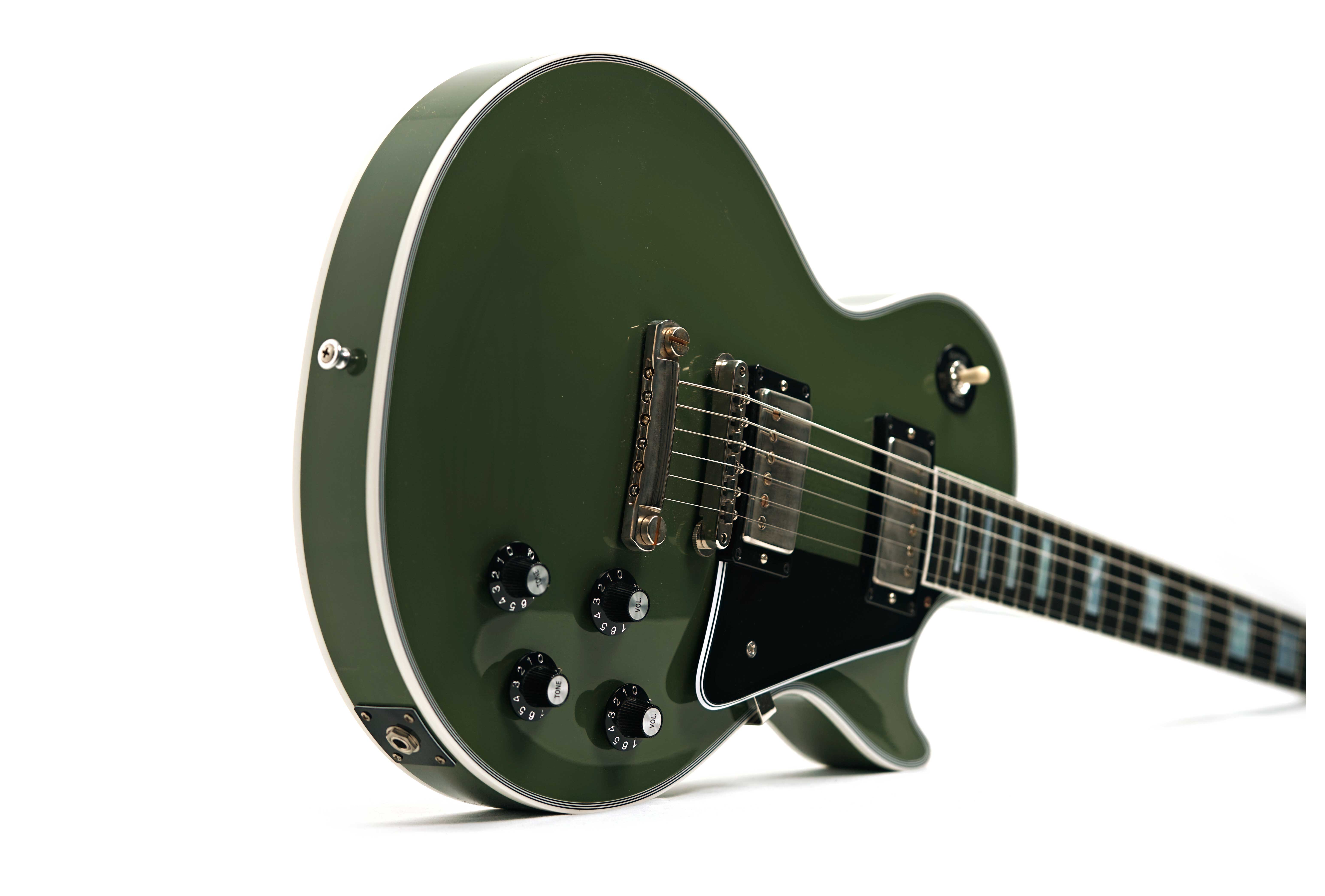 GUITARGUITAR Gibson Custom Shop Dealer Select 1968 Les Paul Custom VOS Olive Drab  #505928