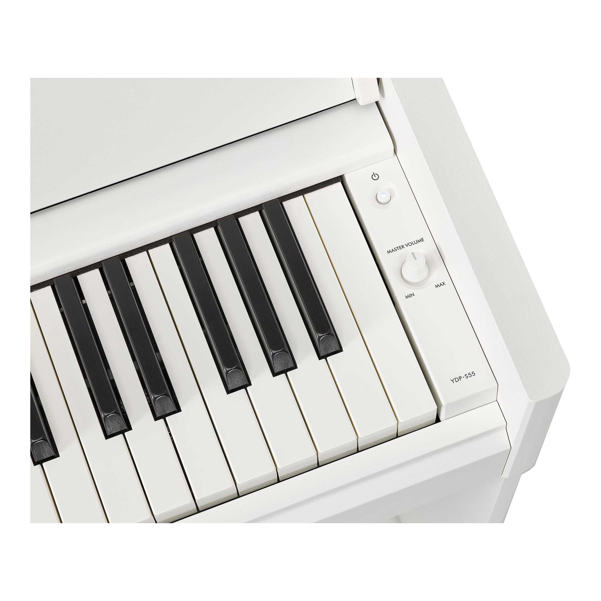 GUITARGUITAR Yamaha YDP-S55WH Digital Piano White