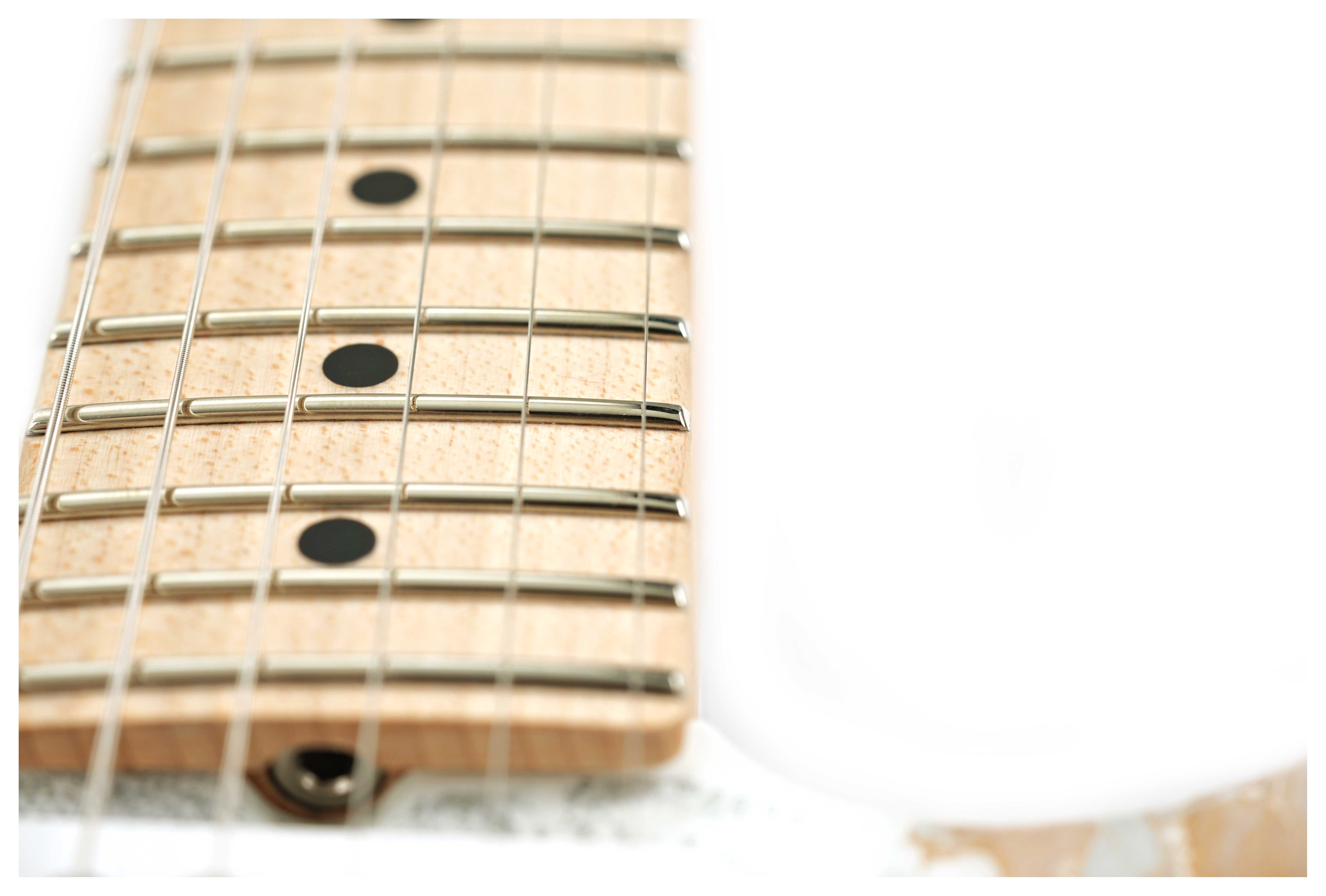 GUITARGUITAR Tyler USA Studio Elite HD White Shmear Maple Fingerboard #24385