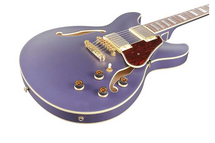 GUITARGUITAR Ibanez AS73G Metallic Purple Flat