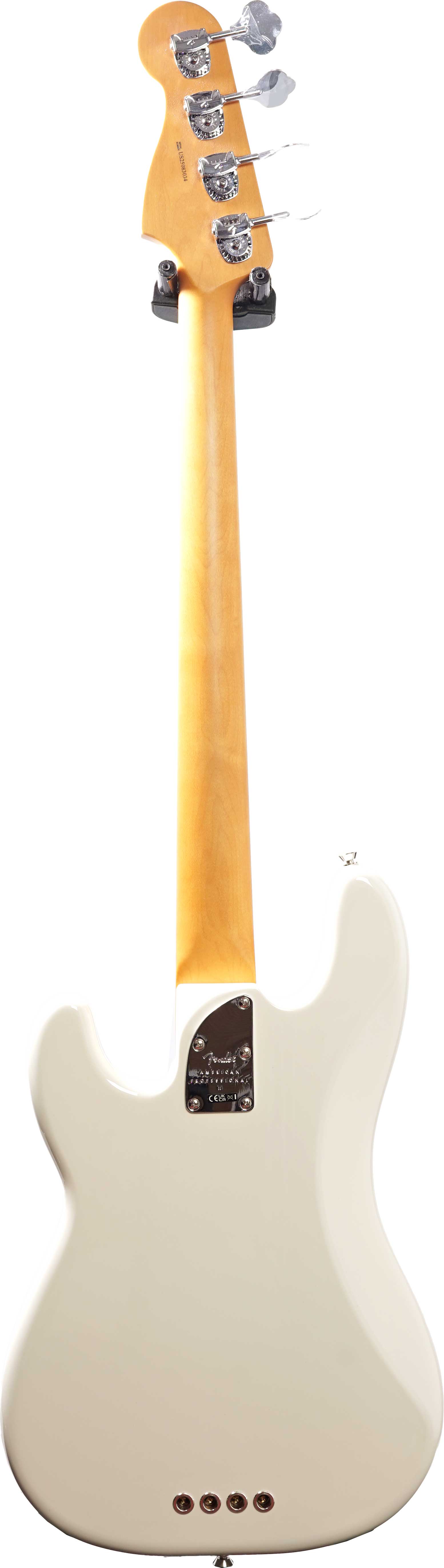 GUITARGUITAR Fender American Professional II Precision Bass Olympic White Rosewood Fingerboard #US25083034