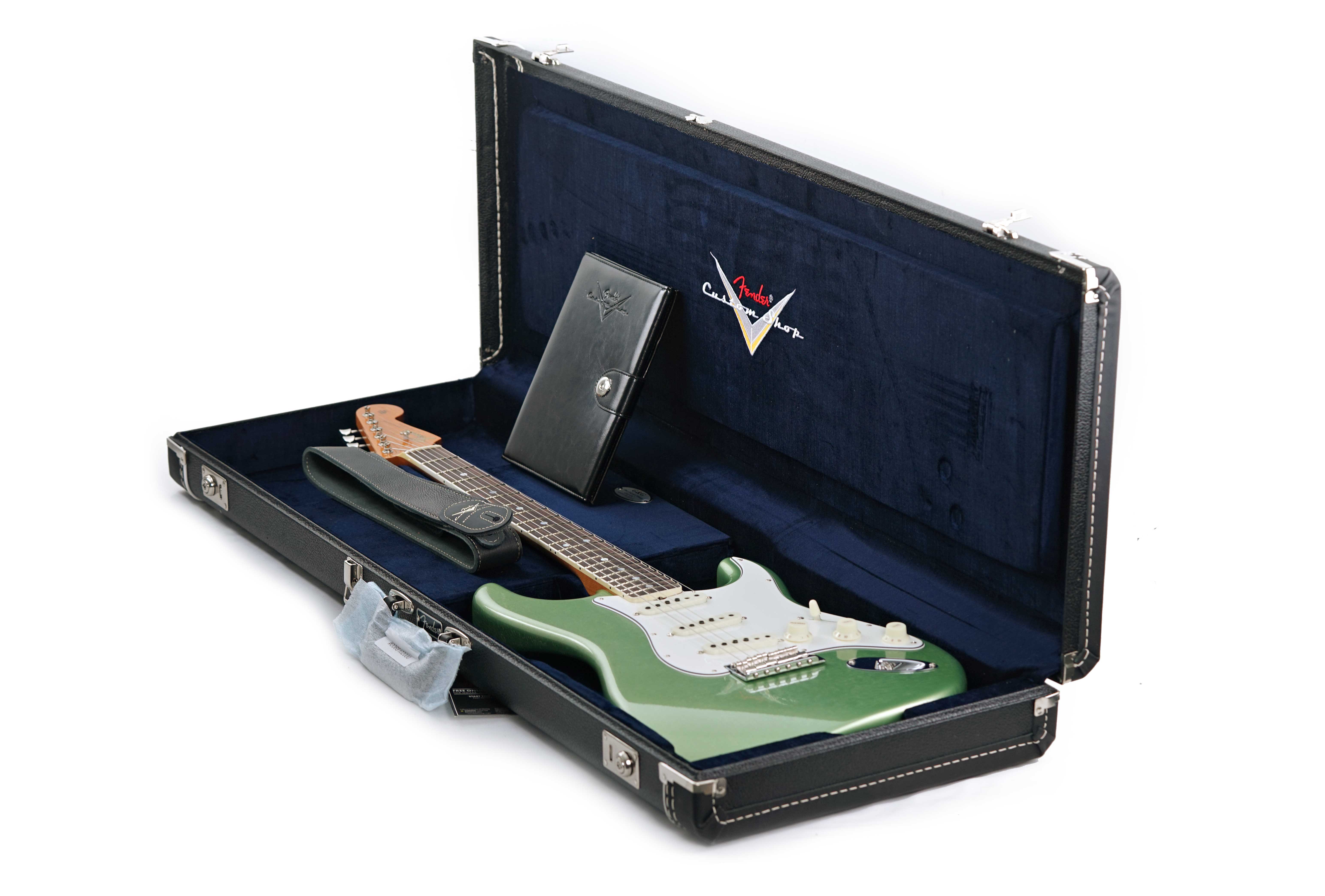 GUITARGUITAR Fender Custom Shop Limited Edition Roasted 1965 Stratocaster Lush Closet Classic Aged Sage Green Metallic #CZ579161