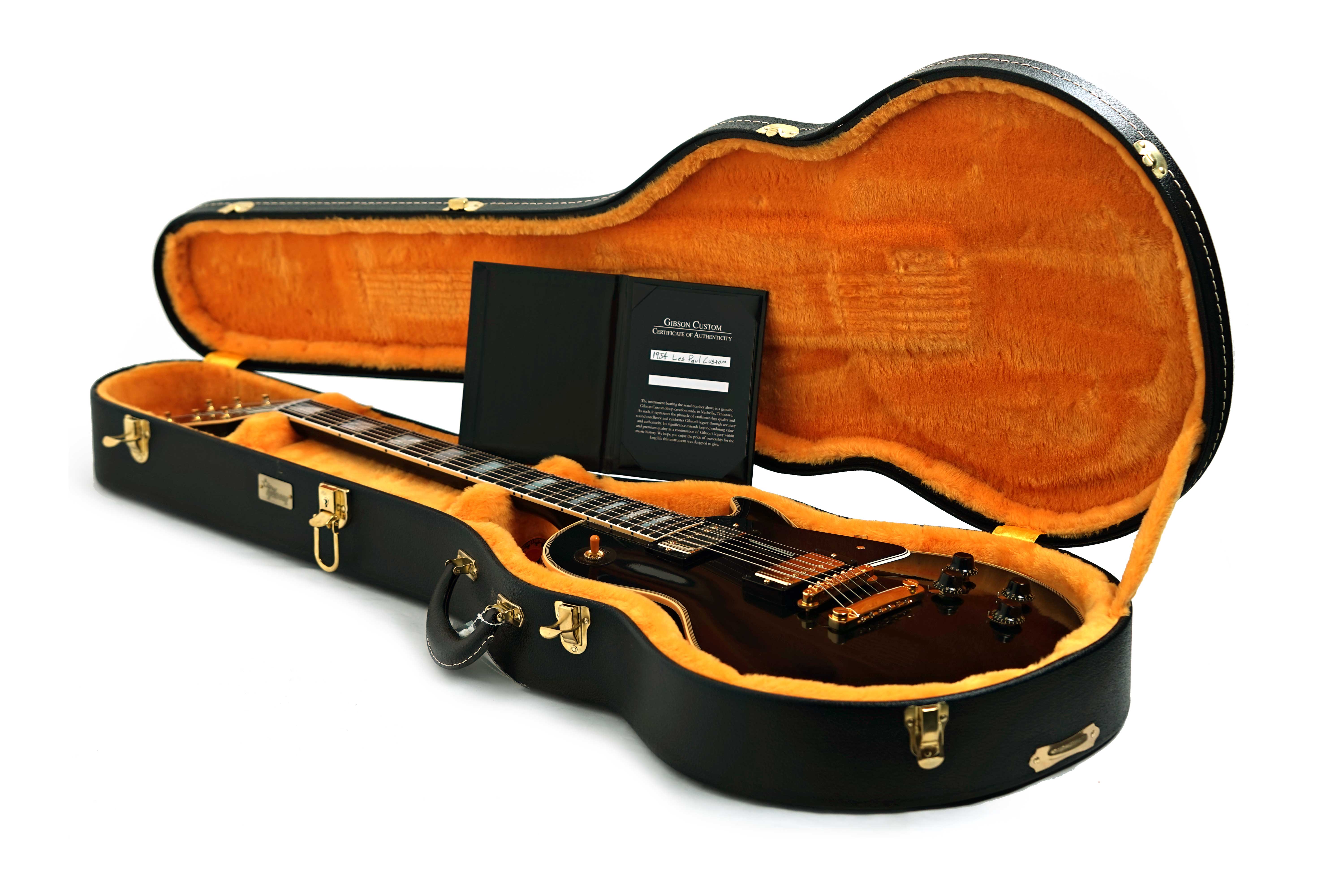 GUITARGUITAR Gibson Custom Shop 1957 Les Paul Custom Reissue 2-Pickup VOS Ebony #75764