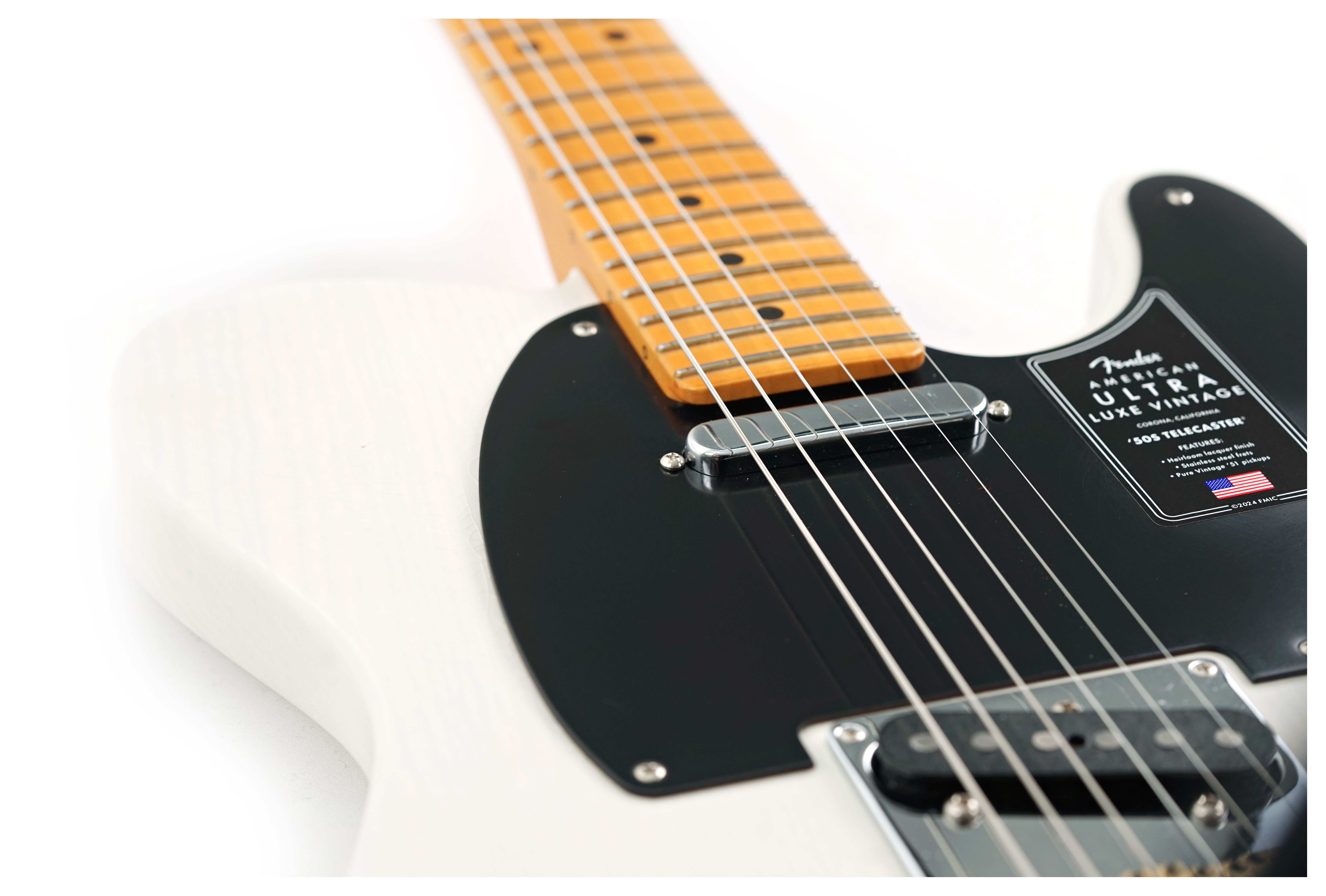 GUITARGUITAR Fender American Ultra Luxe Vintage 50s Telecaster White Blonde #US25014562