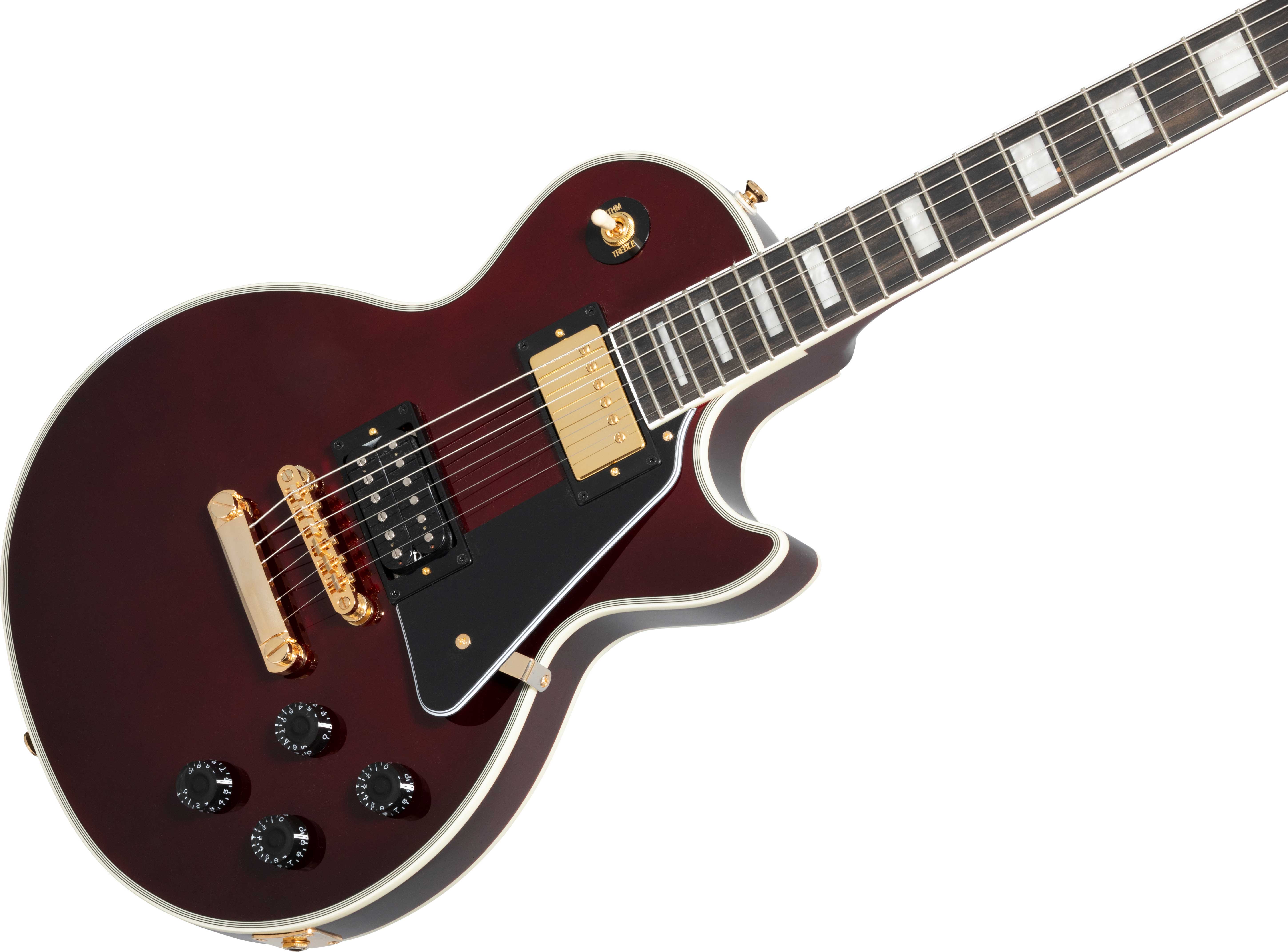 GUITARGUITAR Epiphone Jerry Cantrell Wino Les Paul Custom Dark Wine Red