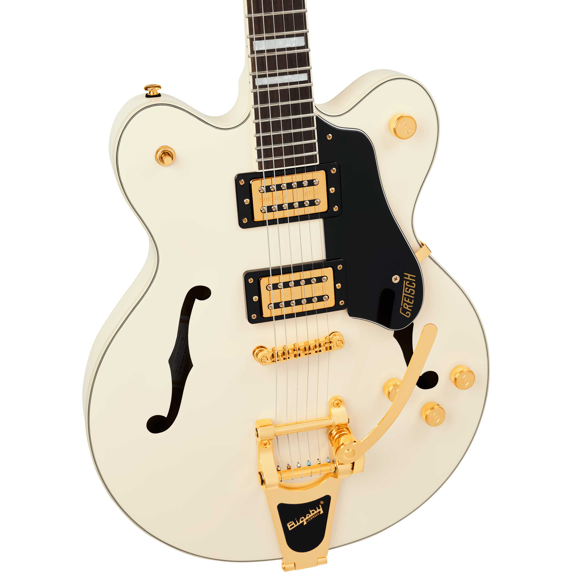 GUITARGUITAR Gretsch G2622TG Streamliner Center Block Double-Cut with Bigsby Limited Edition Broad'Tron BT-3S Pickups Vintage White