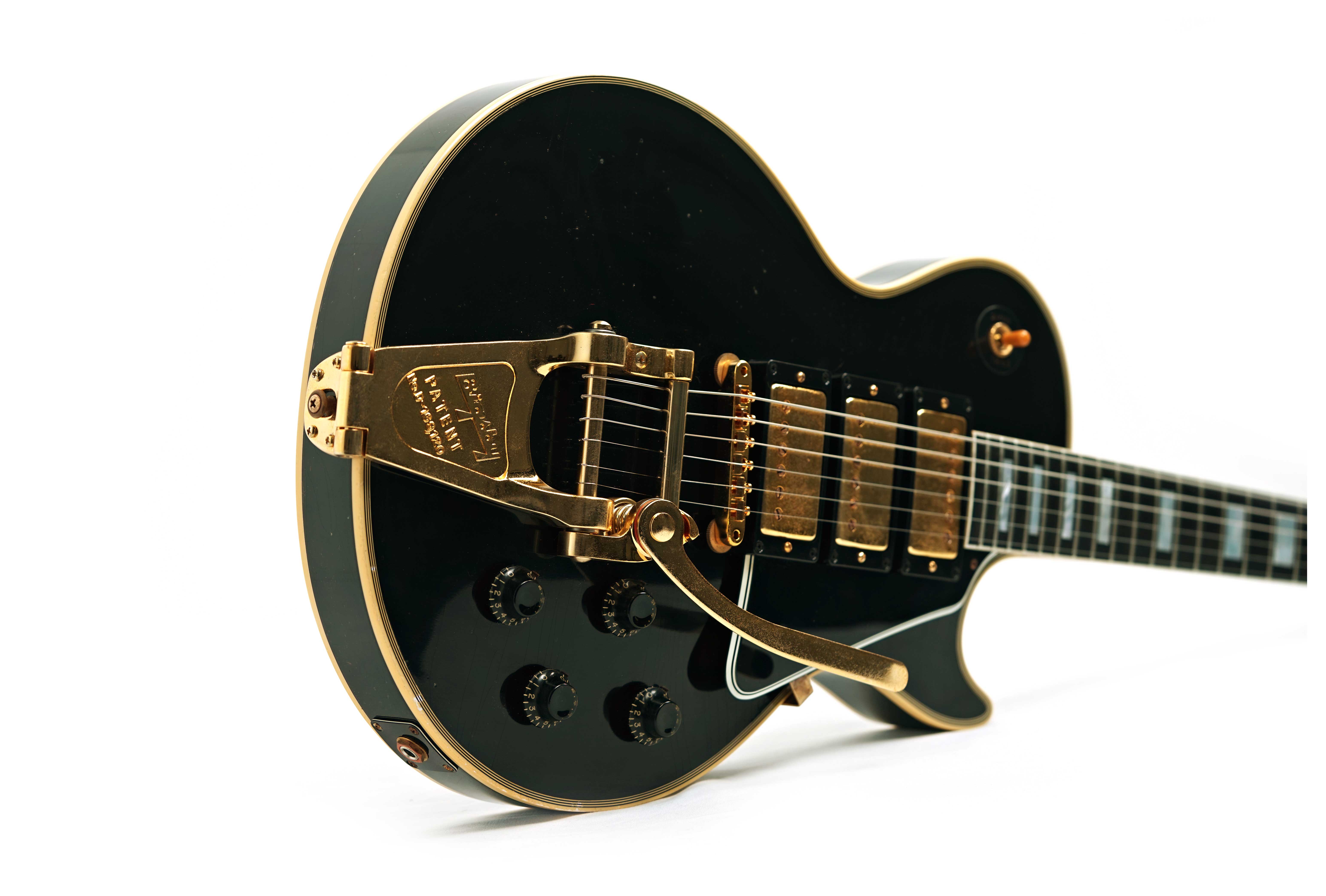 GUITARGUITAR Gibson Custom Shop Murphy Lab 1957 Les Paul Custom Reissue 3-Pickup Bigsby Light Aged #75997