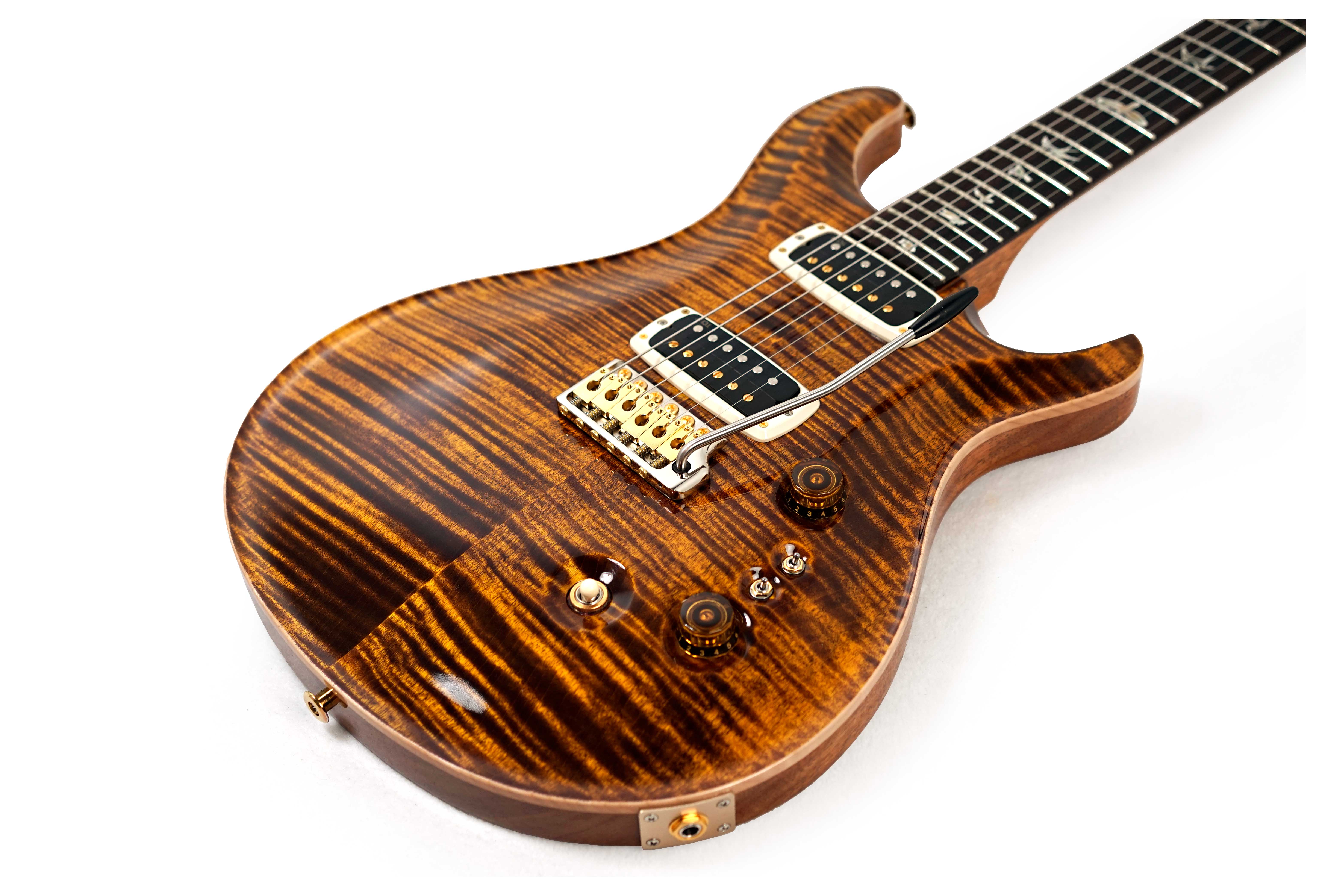 GUITARGUITAR PRS Custom 24-08 Yellow Tiger 10 Top #0407406