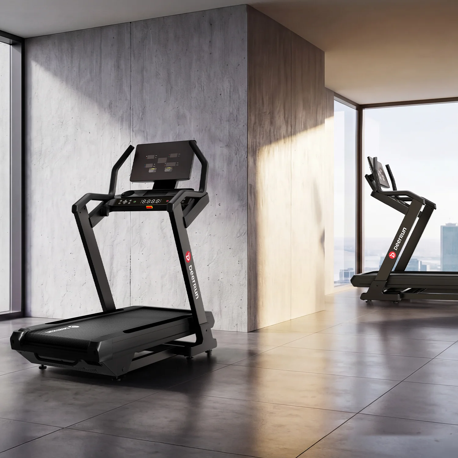 DeerRun Apex Titan 1 -6% Decline to 48% Incline Real Terrain Training Treadmill