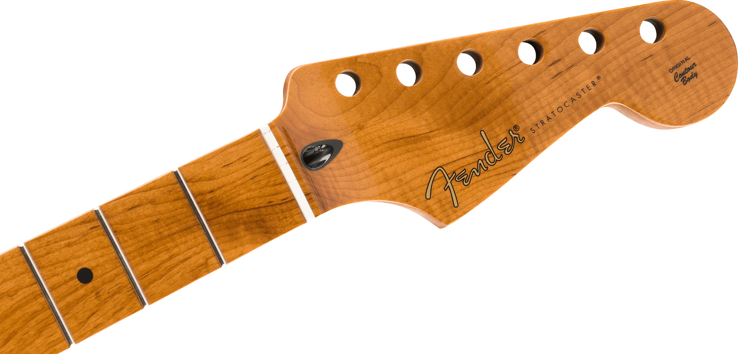 GUITARGUITAR Fender Roasted Maple Stratocaster Neck, 21 Narrow Tall Frets, 9.5 Inch Radius, C Shape
