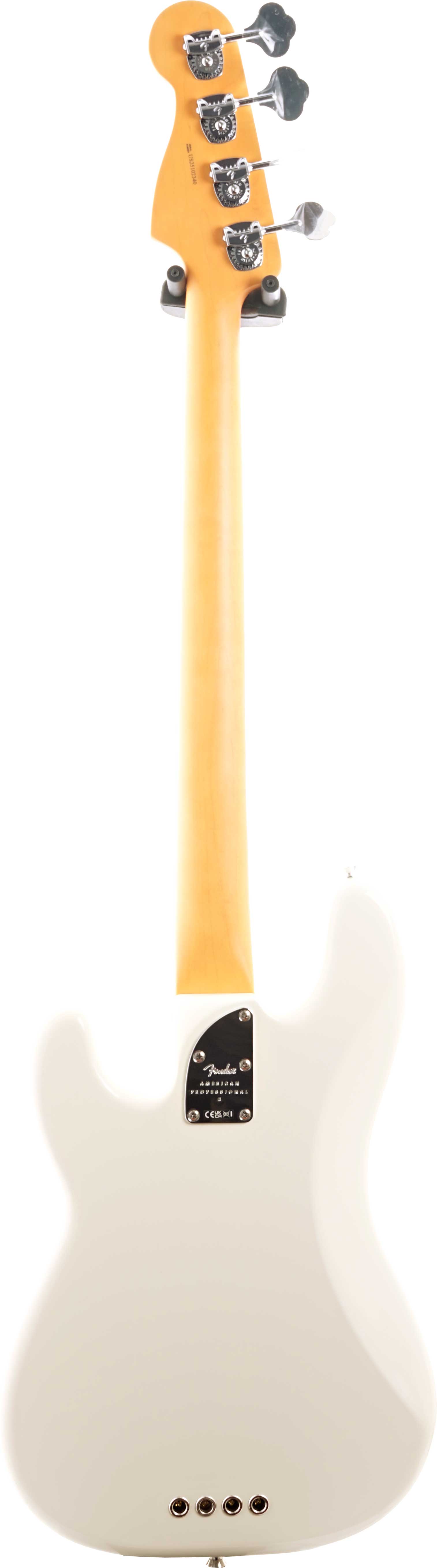 GUITARGUITAR Fender American Professional II Precision Bass Olympic White Maple Fingerboard #US25102340