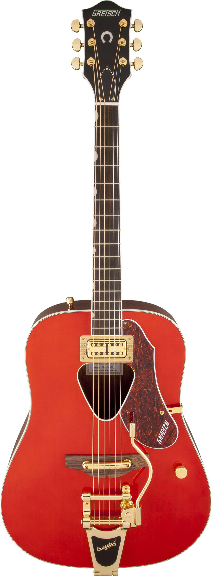 GUITARGUITAR Gretsch G5034TFT Rancher with FideliTron Pickup Bigsby Tailpiece Savannah Sunset