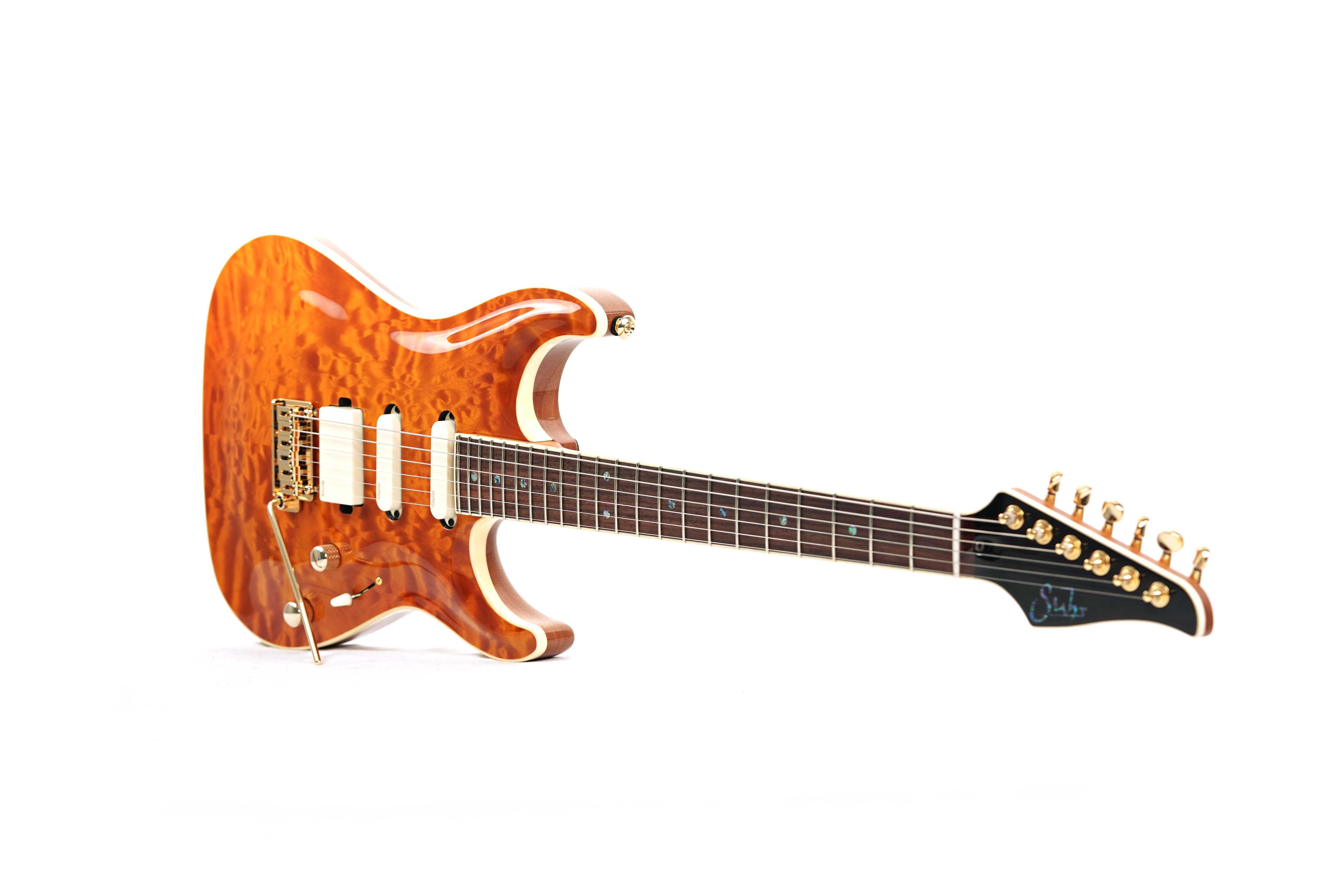 GUITARGUITAR Suhr Custom Standard Carve Top Quilt Trans Caramel
