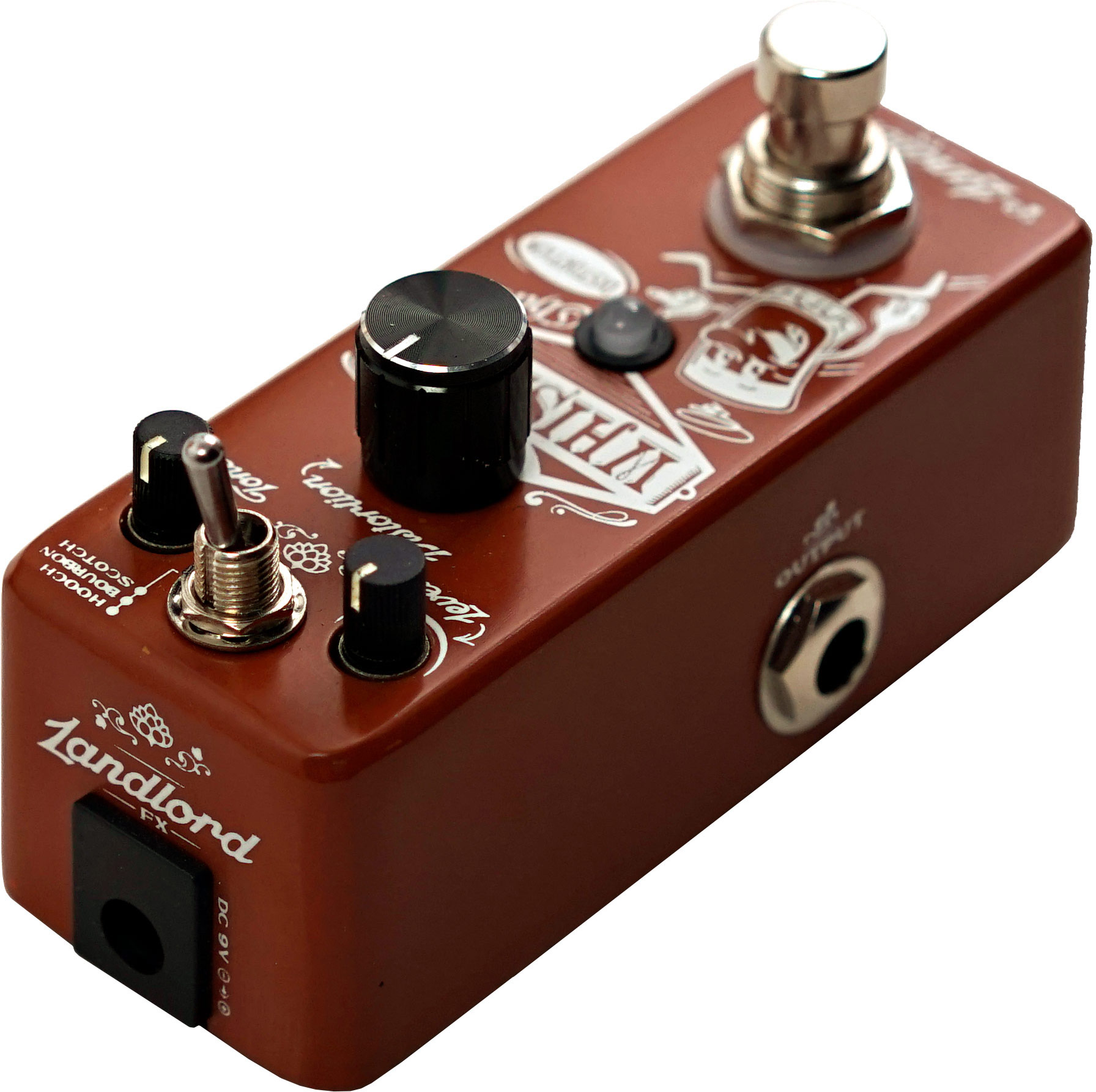 GUITARGUITAR Landlord FX Whiskey Chaser Distortion Mini Pedal