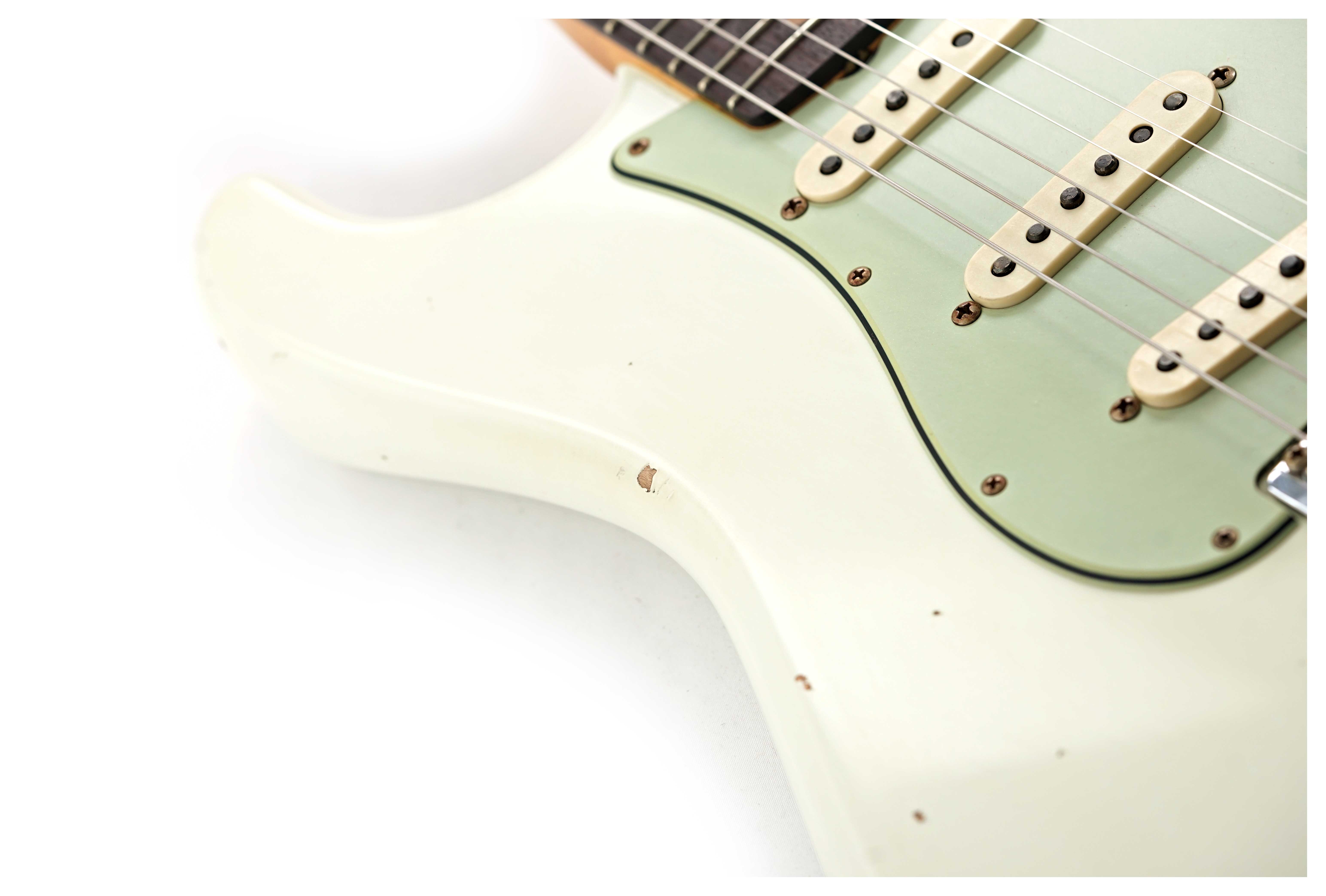 GUITARGUITAR Fender Custom Shop 1962 Stratocaster Relic Aged Olympic White #CZ586958