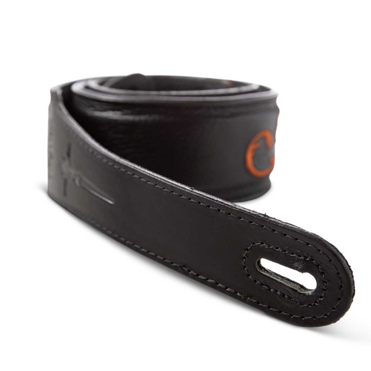 GUITARGUITAR Taylor Nouveau Strap Black Leather 3 Inch