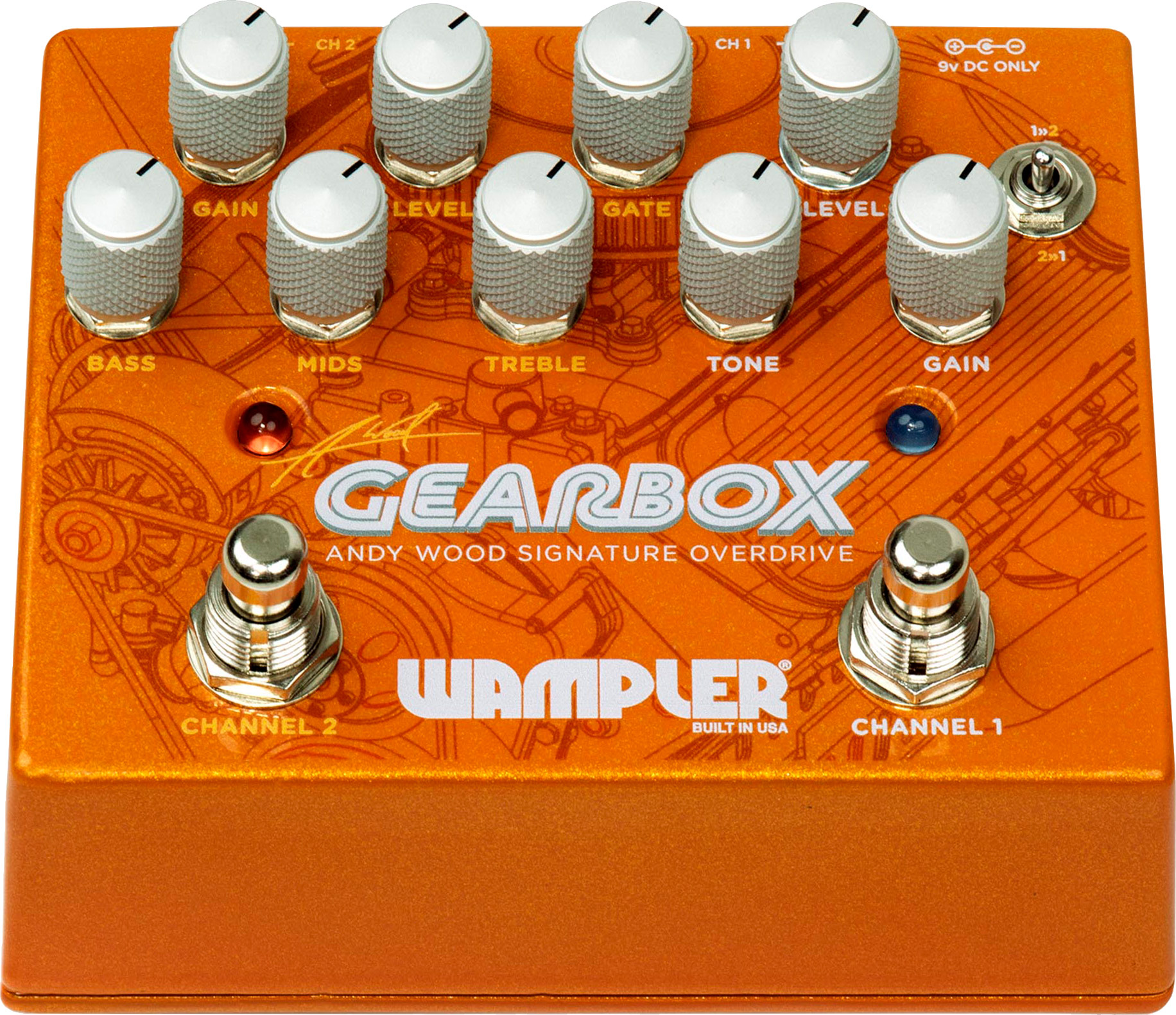 GUITARGUITAR Wampler Gearbox Andy Wood Signature Overdrive