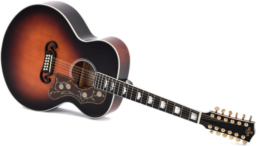 GUITARGUITAR Sigma GJA12-SG200 Jumbo 12 String Vintage Sunburst