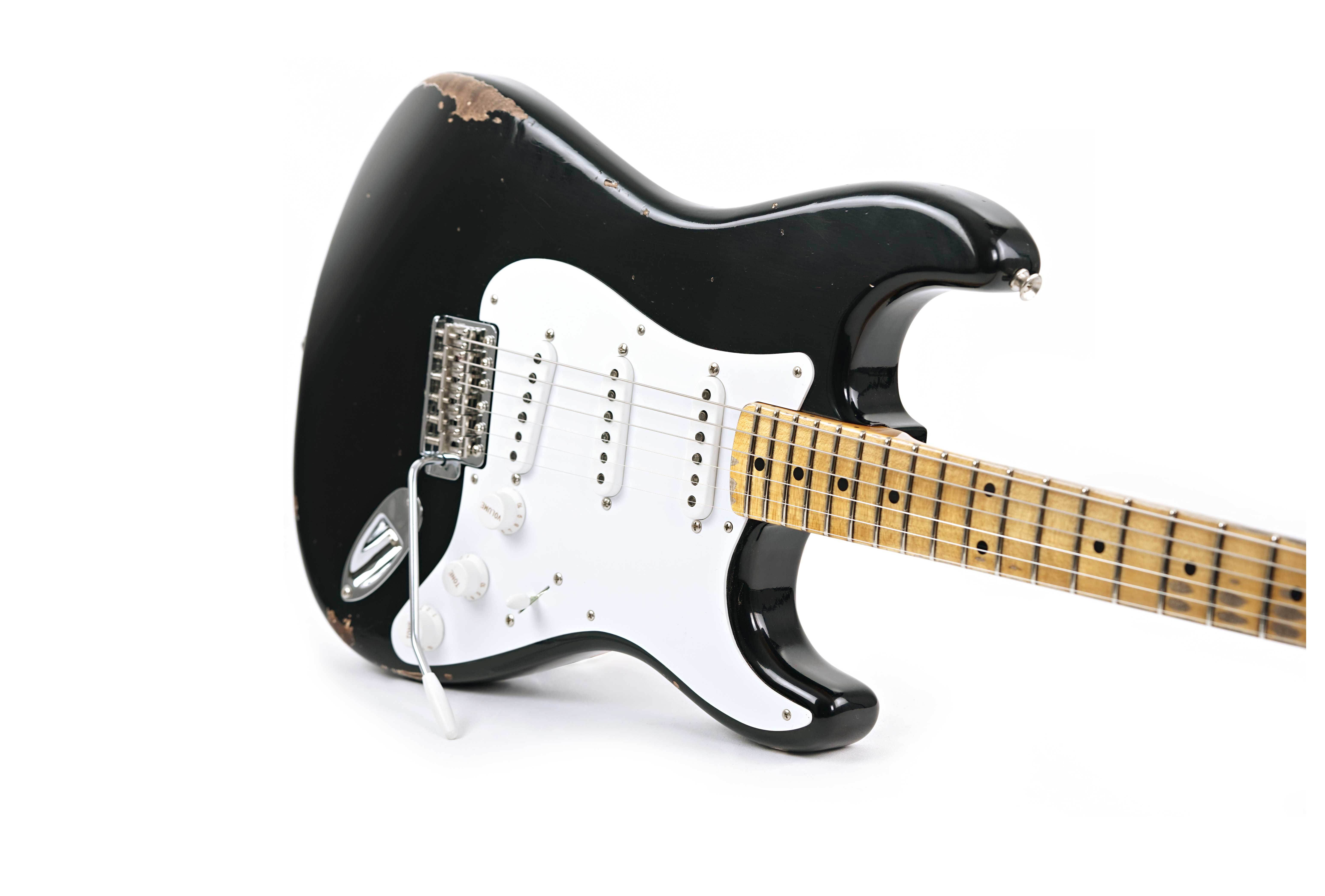 GUITARGUITAR Fender Custom Shop Limited Edition 1954 Stratocaster Relic Aged Black with Closet Classic Hardware #LXX0465