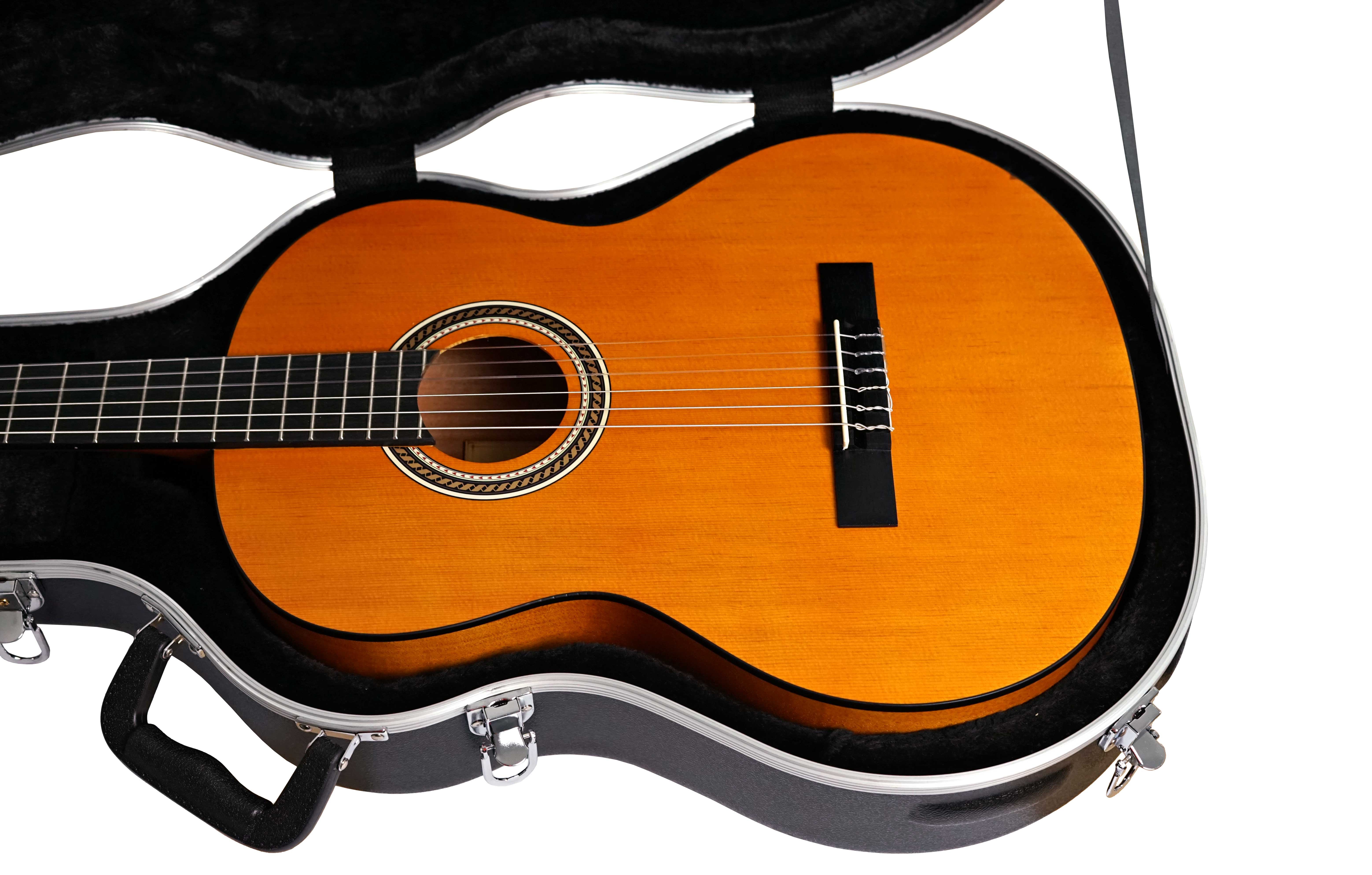 GUITARGUITAR Ordo GC-2GCP Deluxe Classical Guitar ABS Hard Case