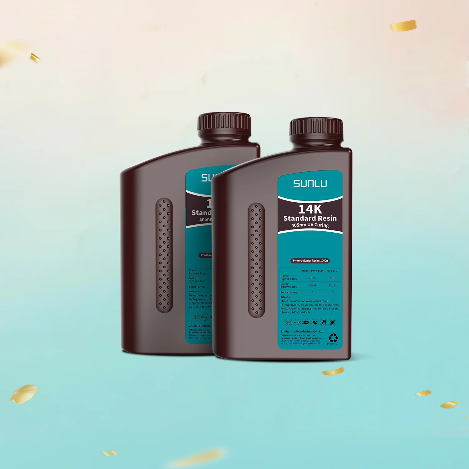 [MOQ: 5 Bottles] 14K Standard Resin and Redwax Resin 1000g