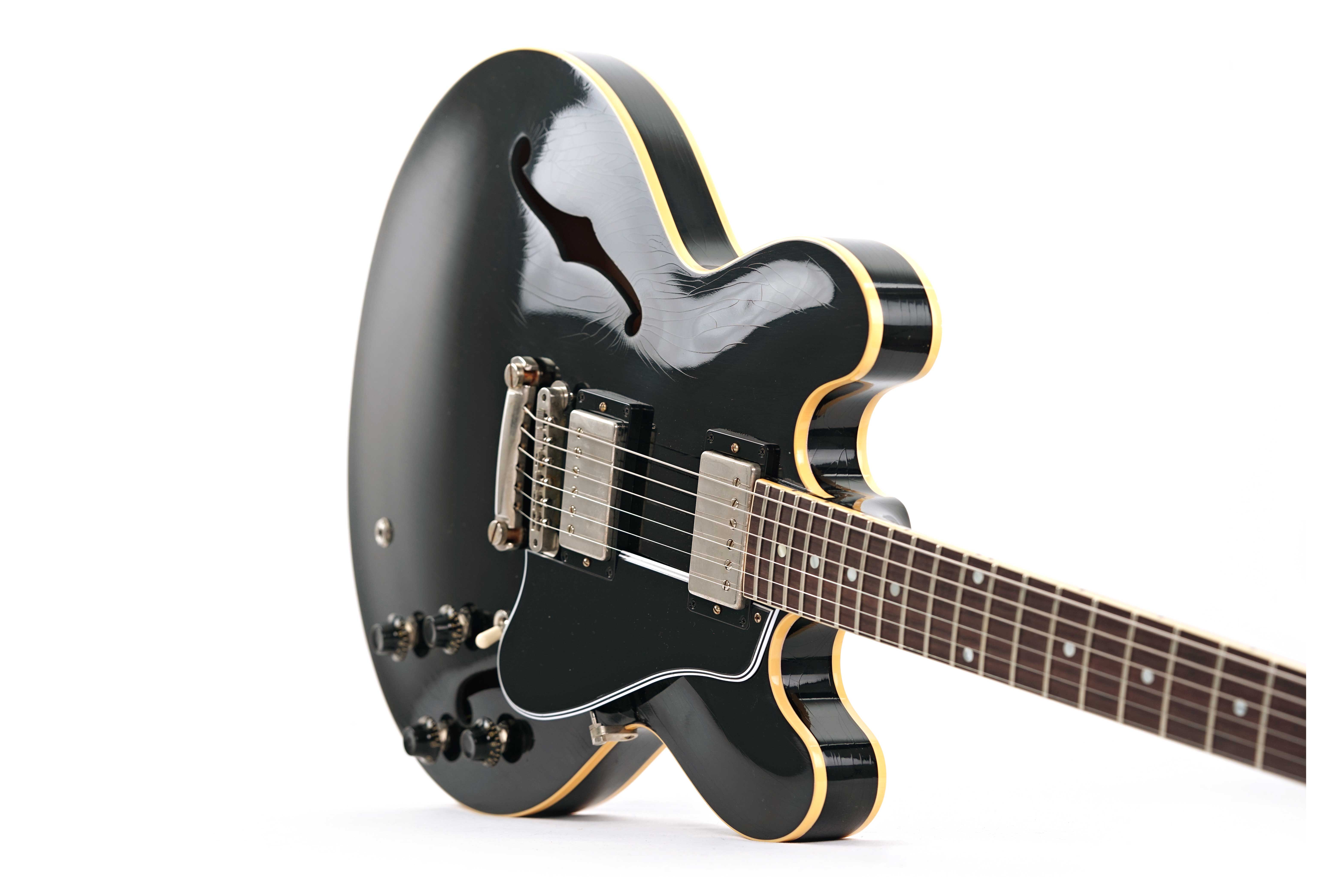 GUITARGUITAR Gibson Custom Shop Murphy Lab 1959 ES-335 Reissue Ultra Light Aged Ebony #A921247