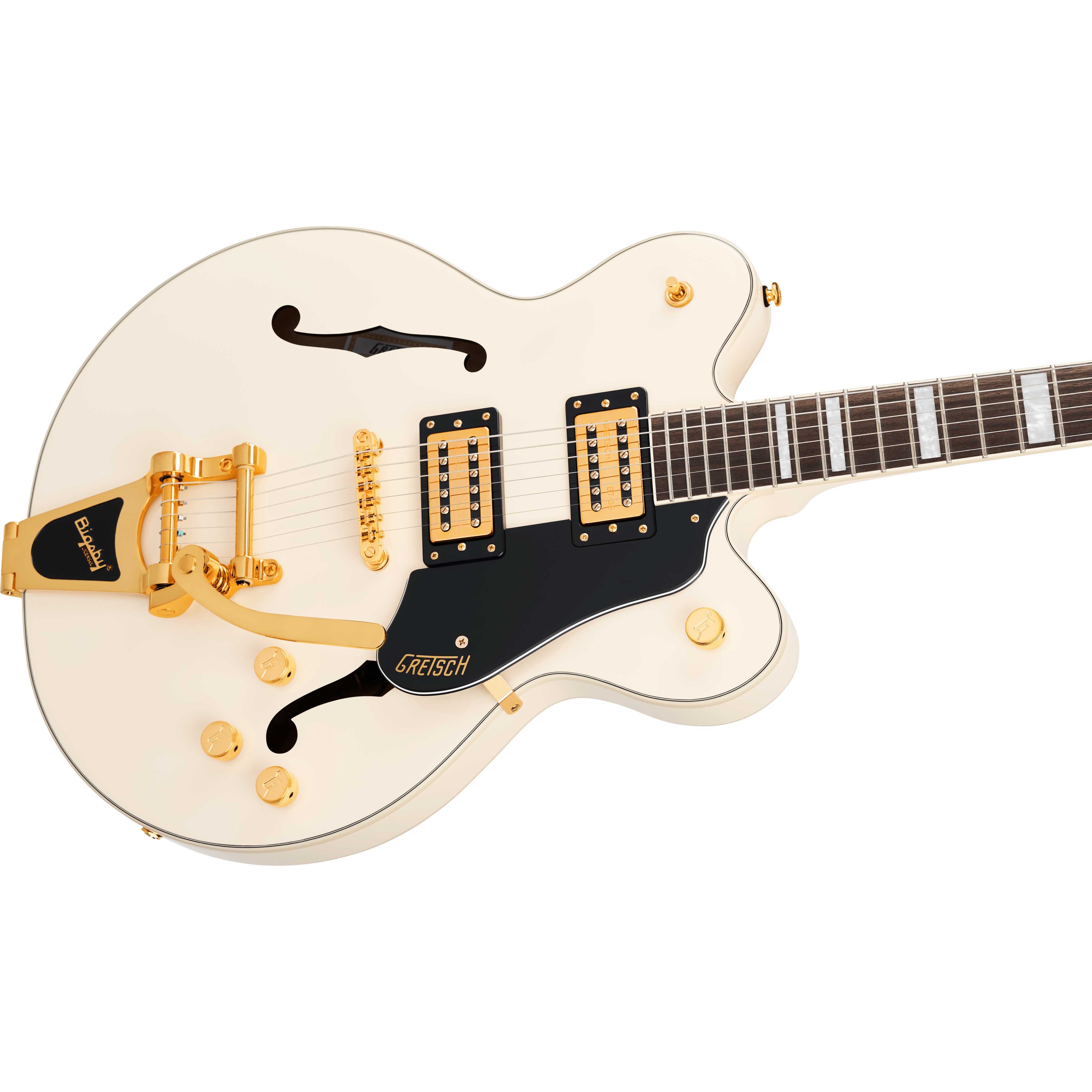 GUITARGUITAR Gretsch G2622TG Streamliner Center Block Double-Cut with Bigsby Limited Edition Broad'Tron BT-3S Pickups Vintage White