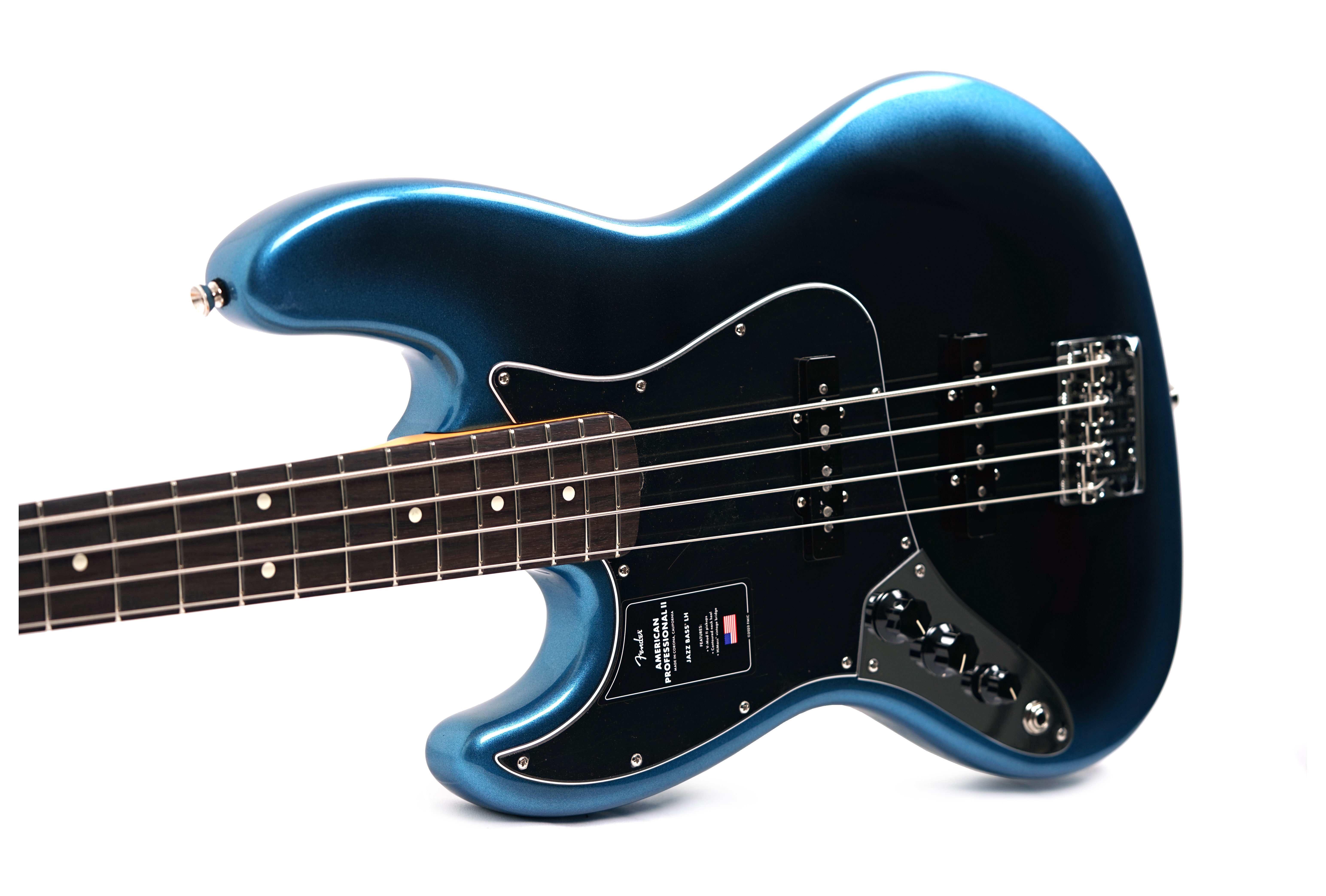 GUITARGUITAR Fender American Professional II Jazz Bass Dark Night Rosewood Fingerboard Left Handed #US25101059
